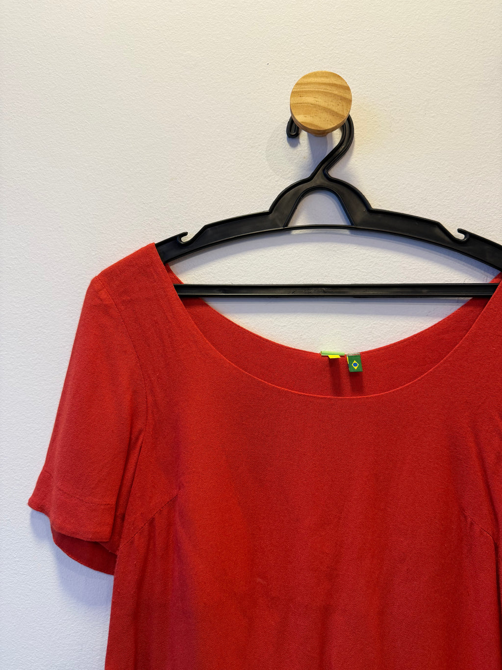 Cropped Laranja com Babado