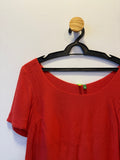 Cropped Laranja com Babado