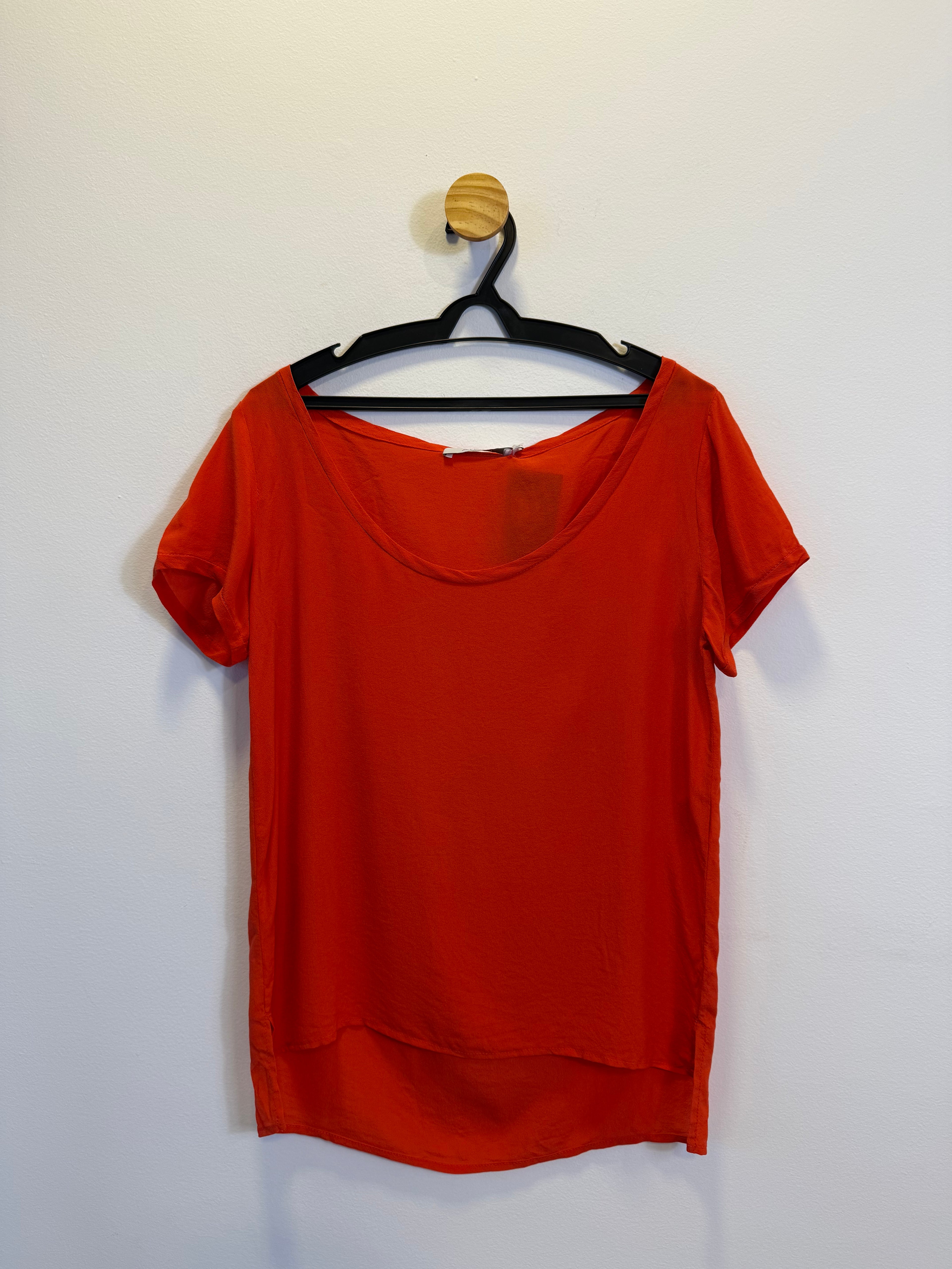 Camiseta Fluida Laranja