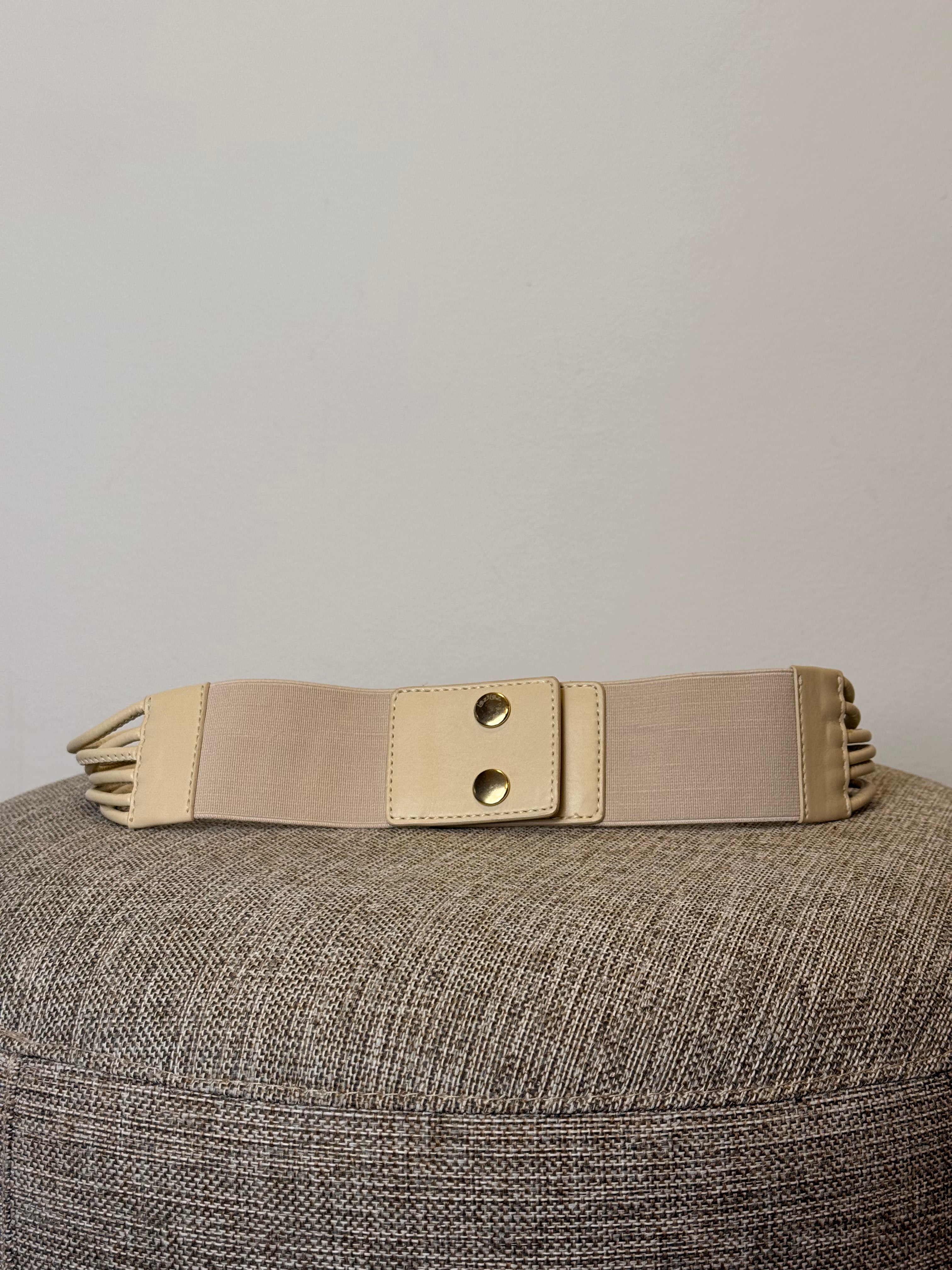 Cinto em Couro e Madeira