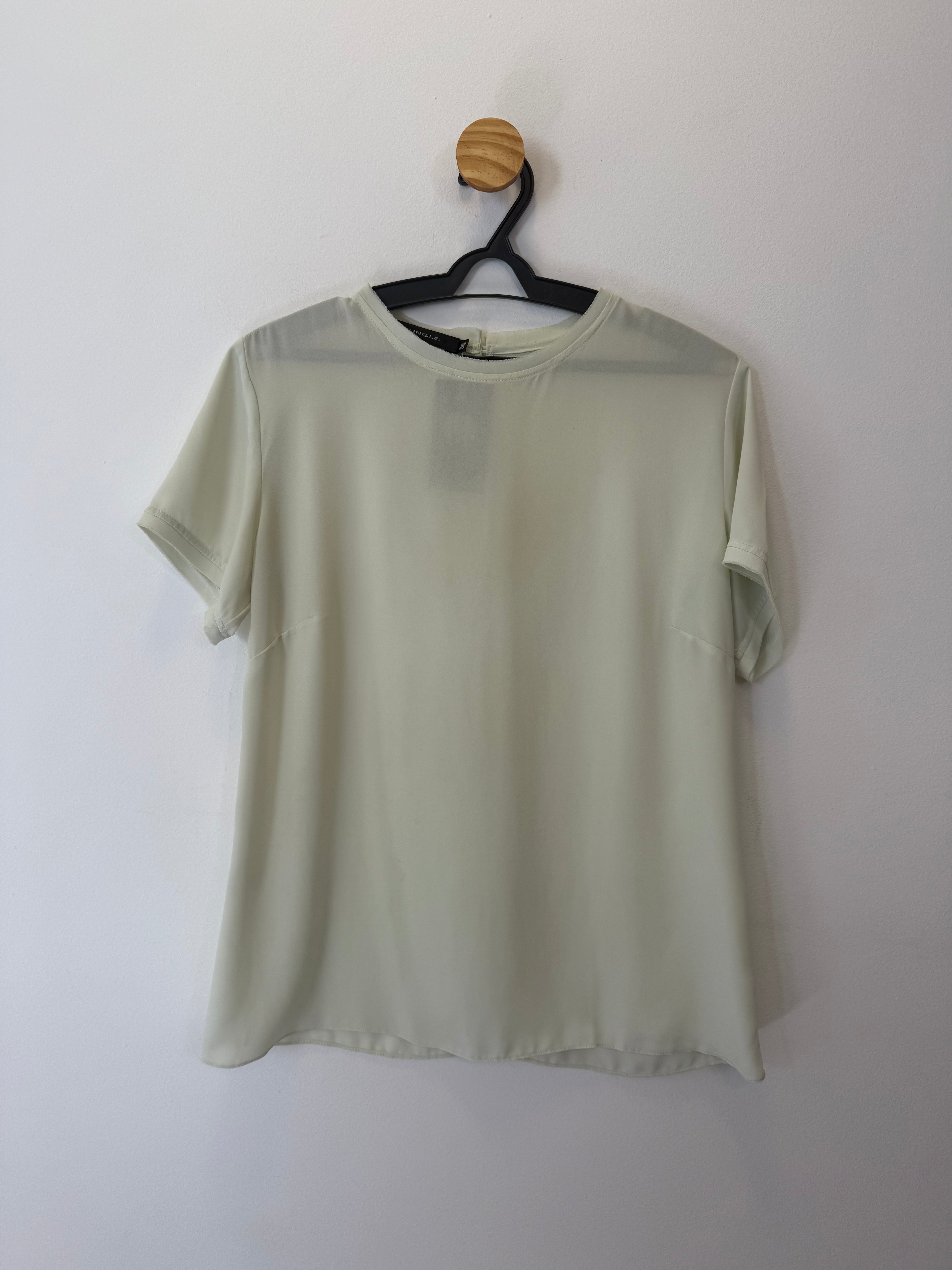 Camiseta Lisa Offwhite
