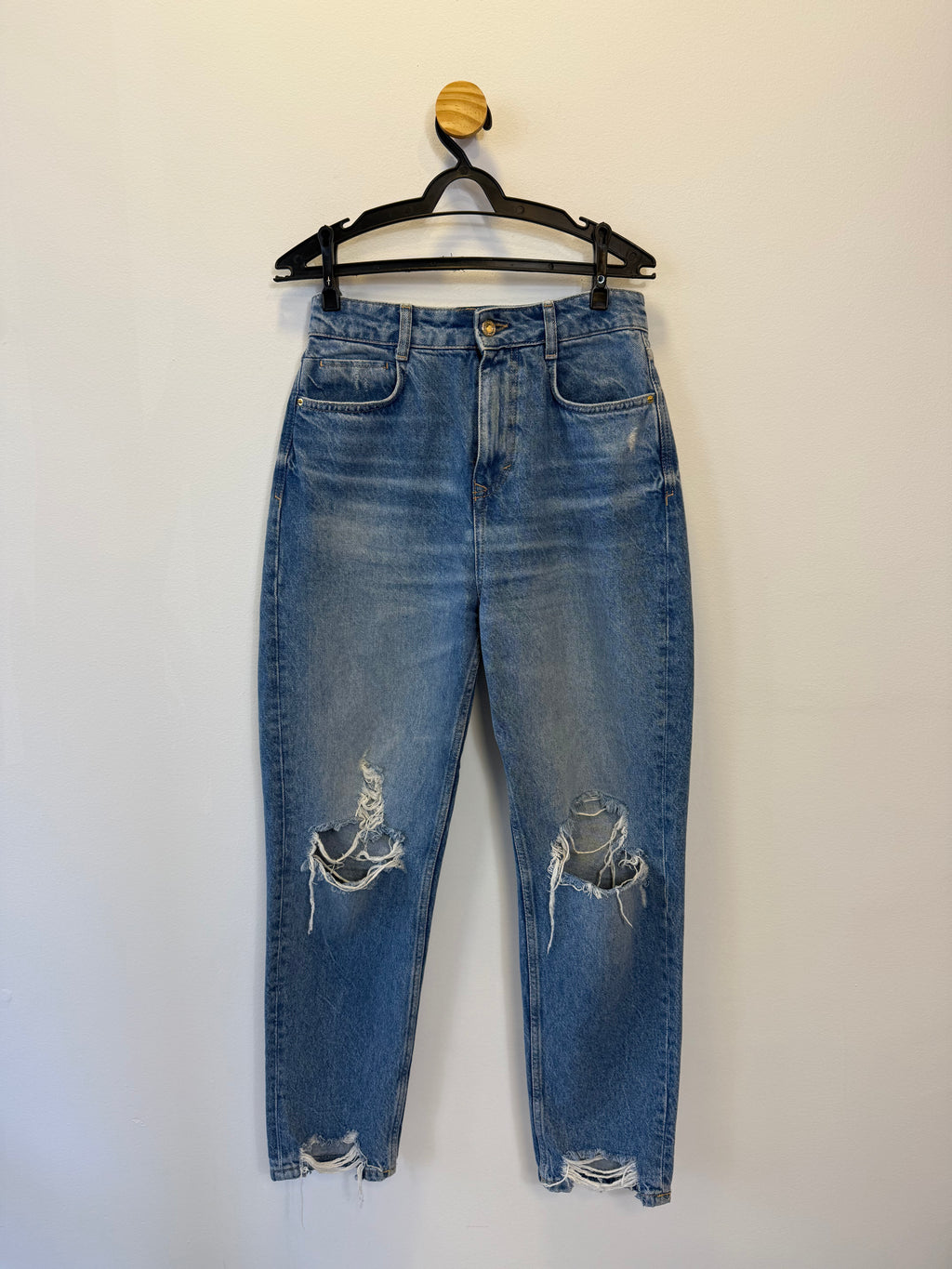 Mom Jeans Destroyed