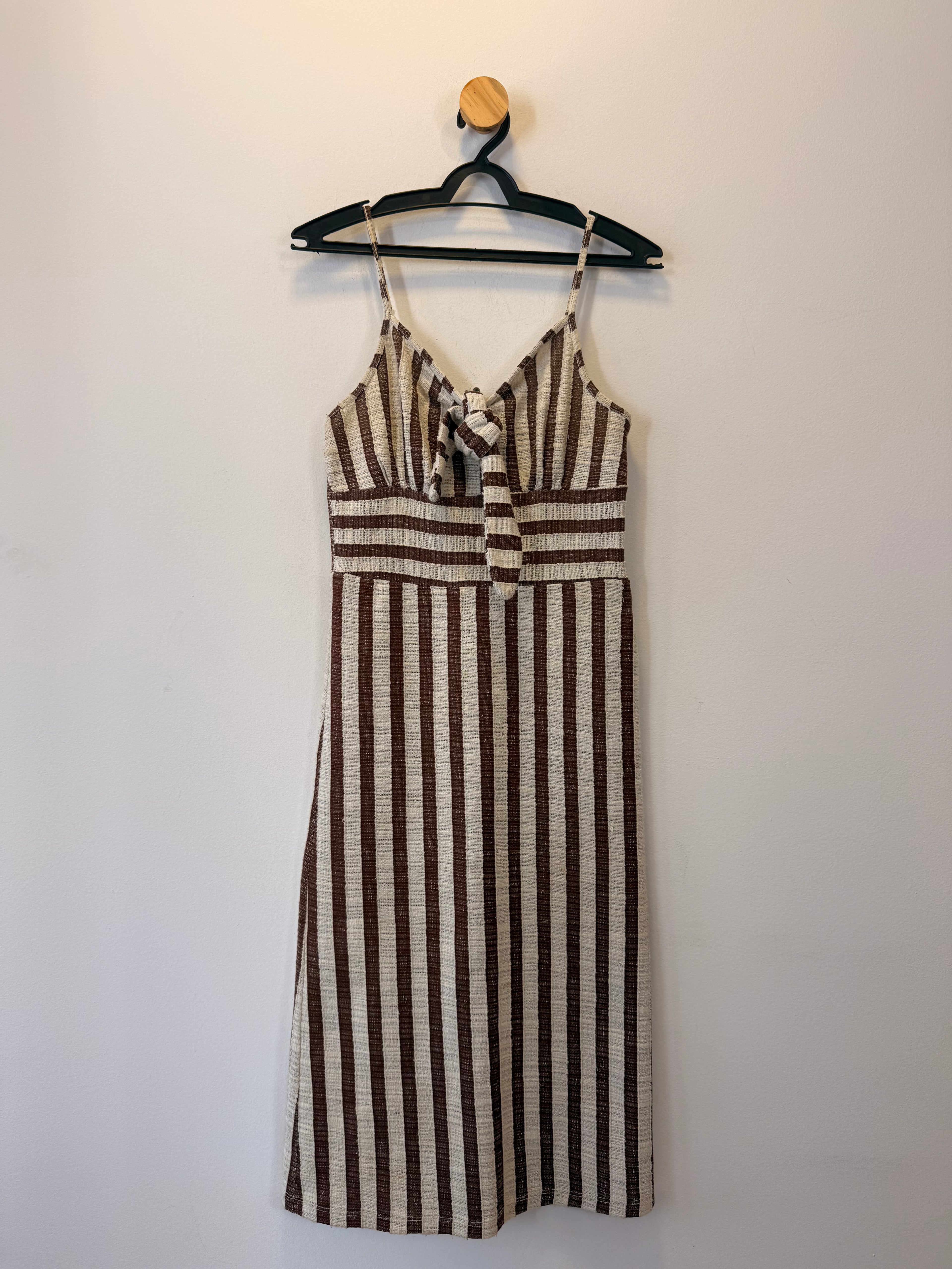 Vestido Listrado Zara