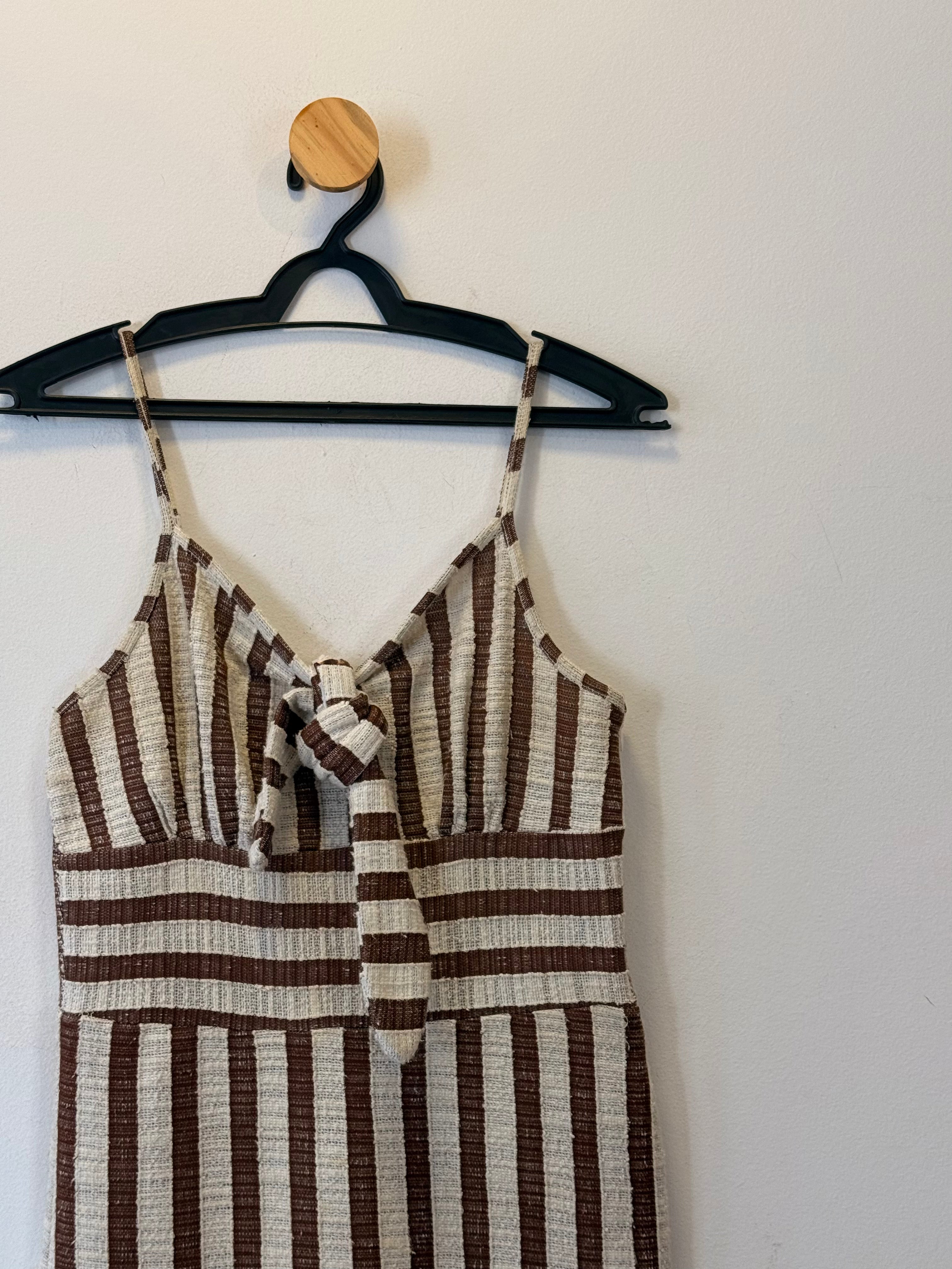 Vestido Listrado Zara