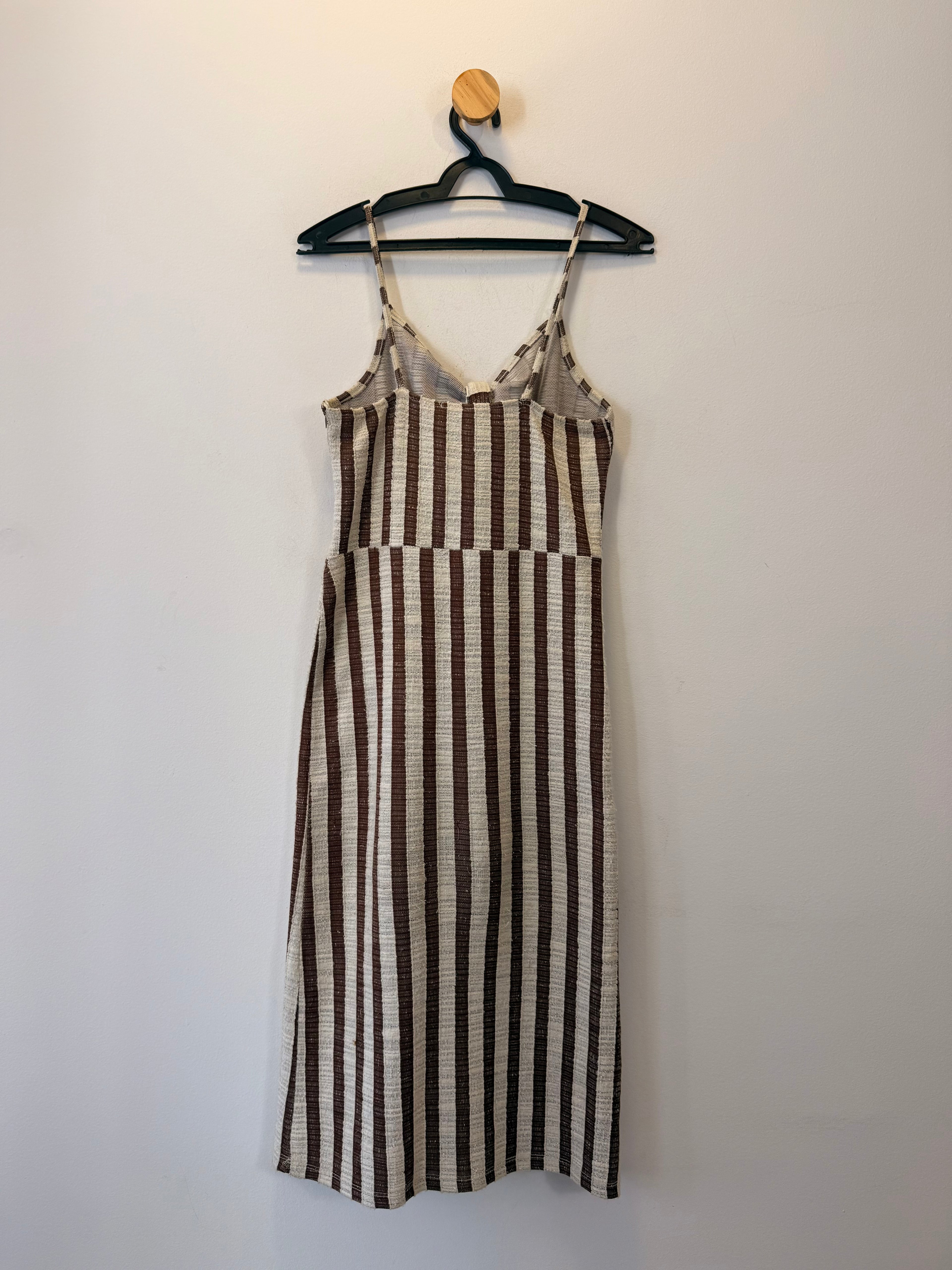 Vestido Listrado Zara