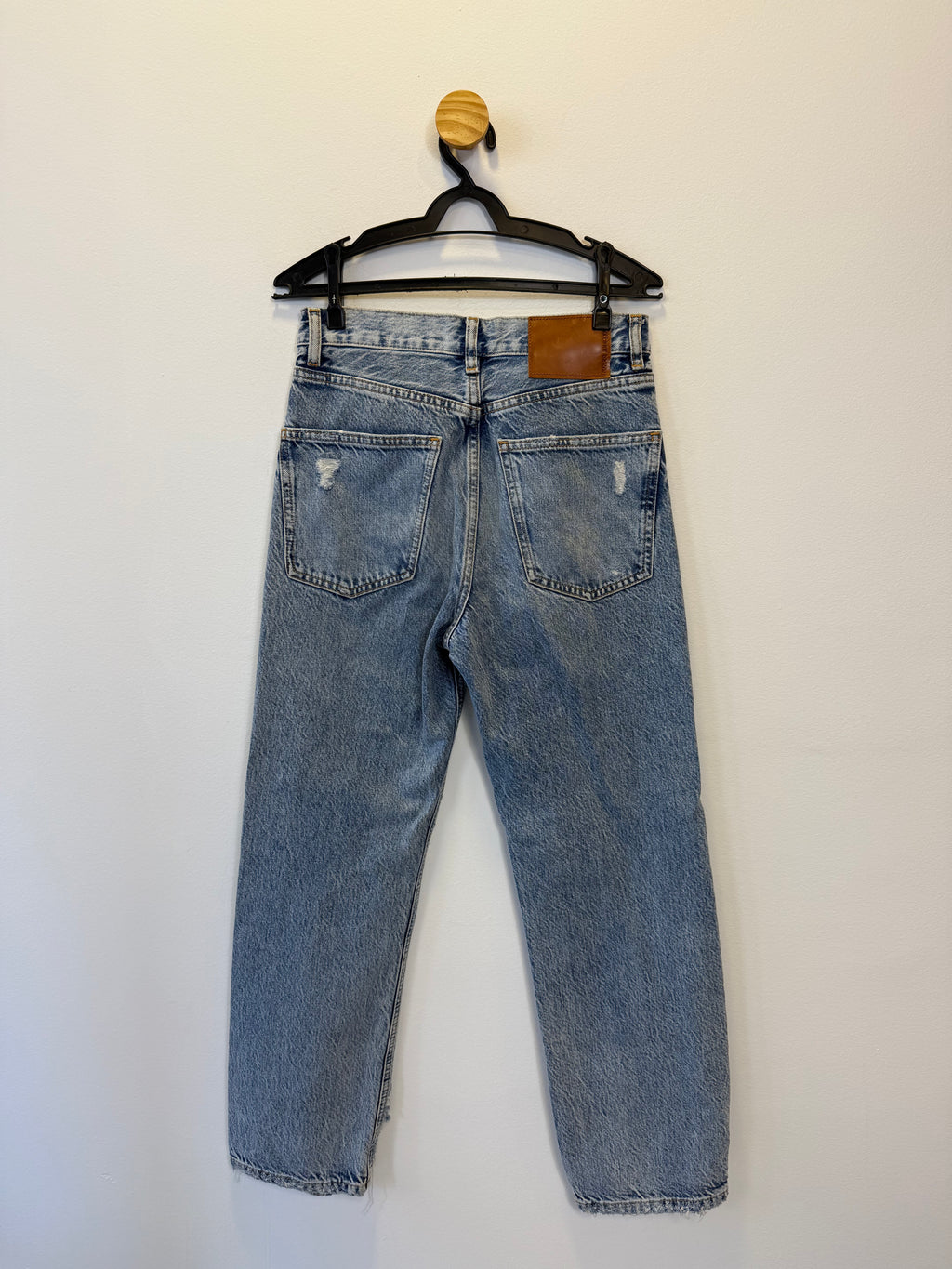 Calça Jeans Destroyed Zara