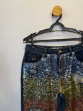 Calça Jeans  Paetês TopShop