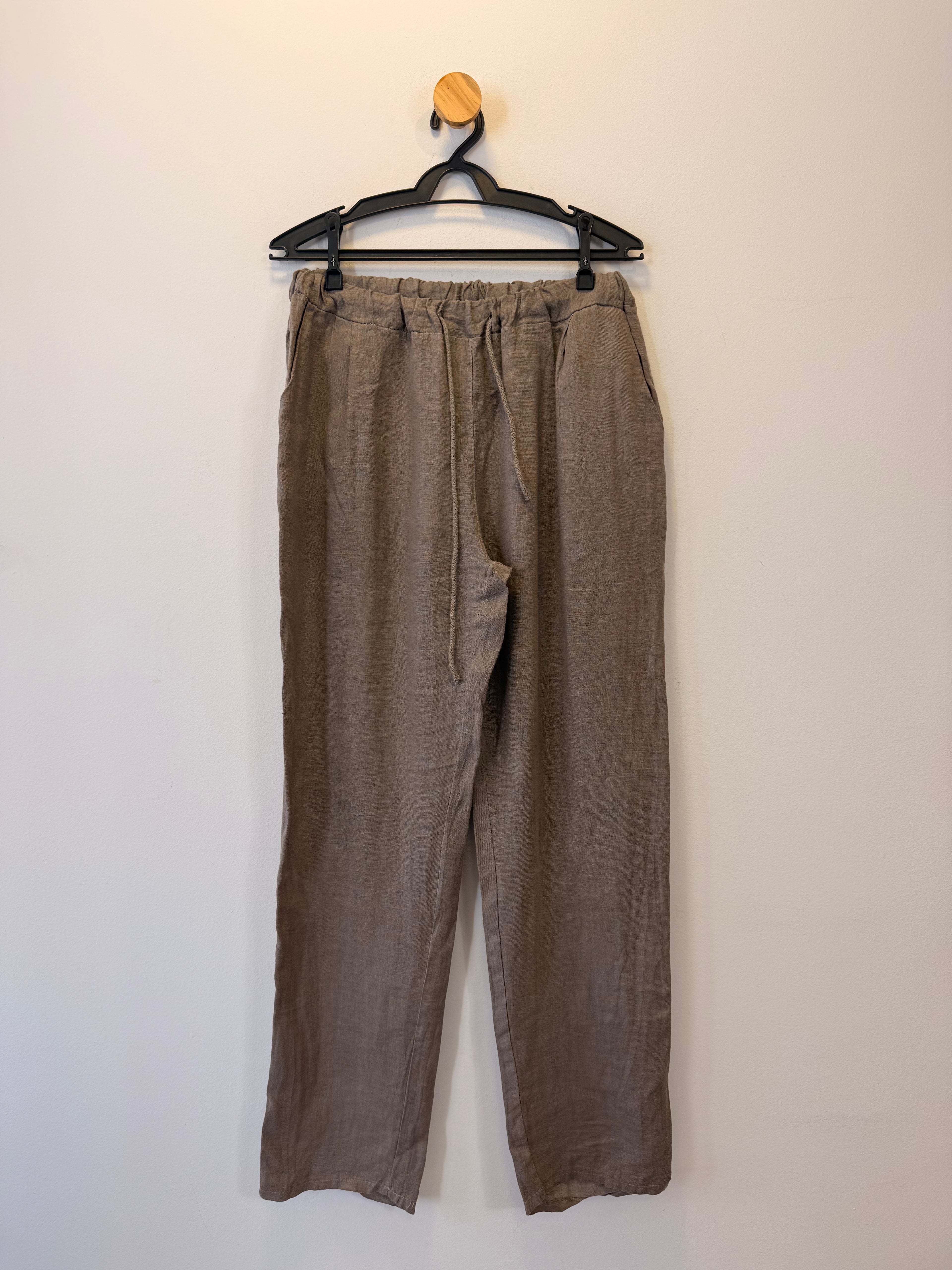 Conjunto de Linho Cinza