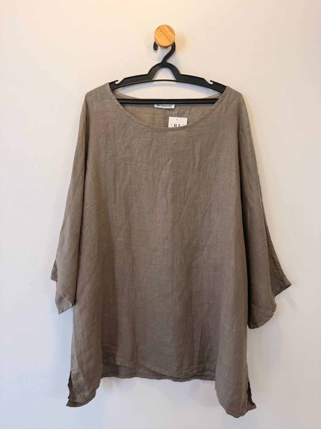 Conjunto de Linho Cinza