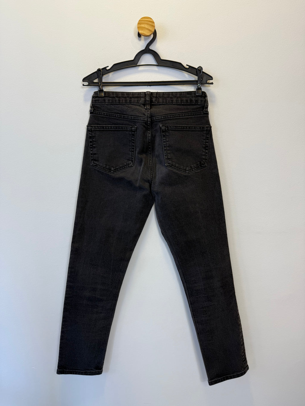 Calça Jeans Mom Preta Zara