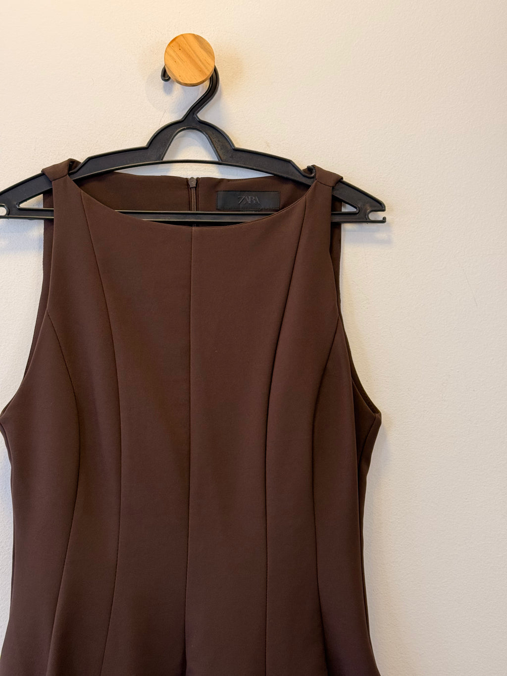 Vestido Marrom Zara