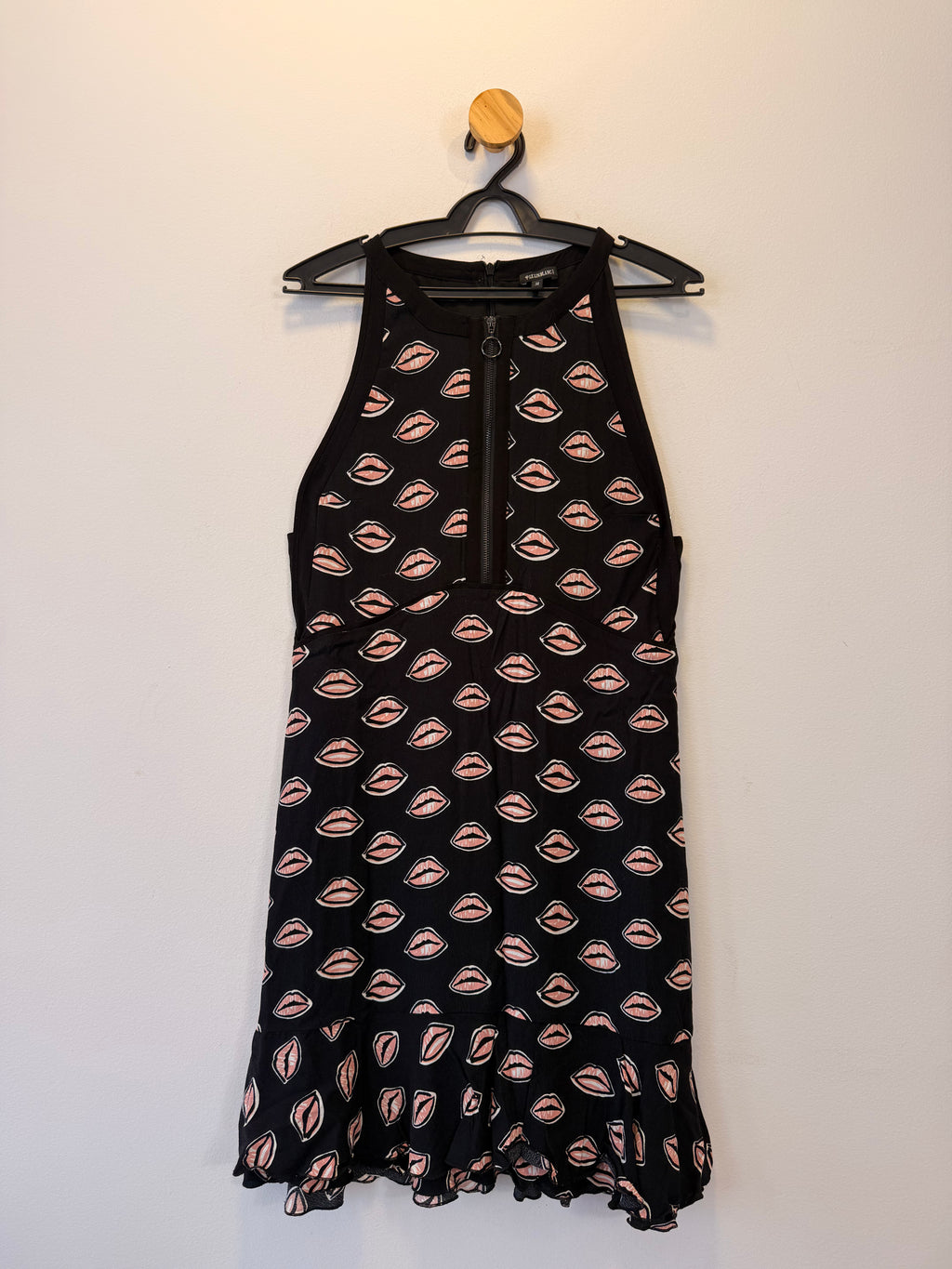 Vestido Preto Estampado Le Lis Blanc