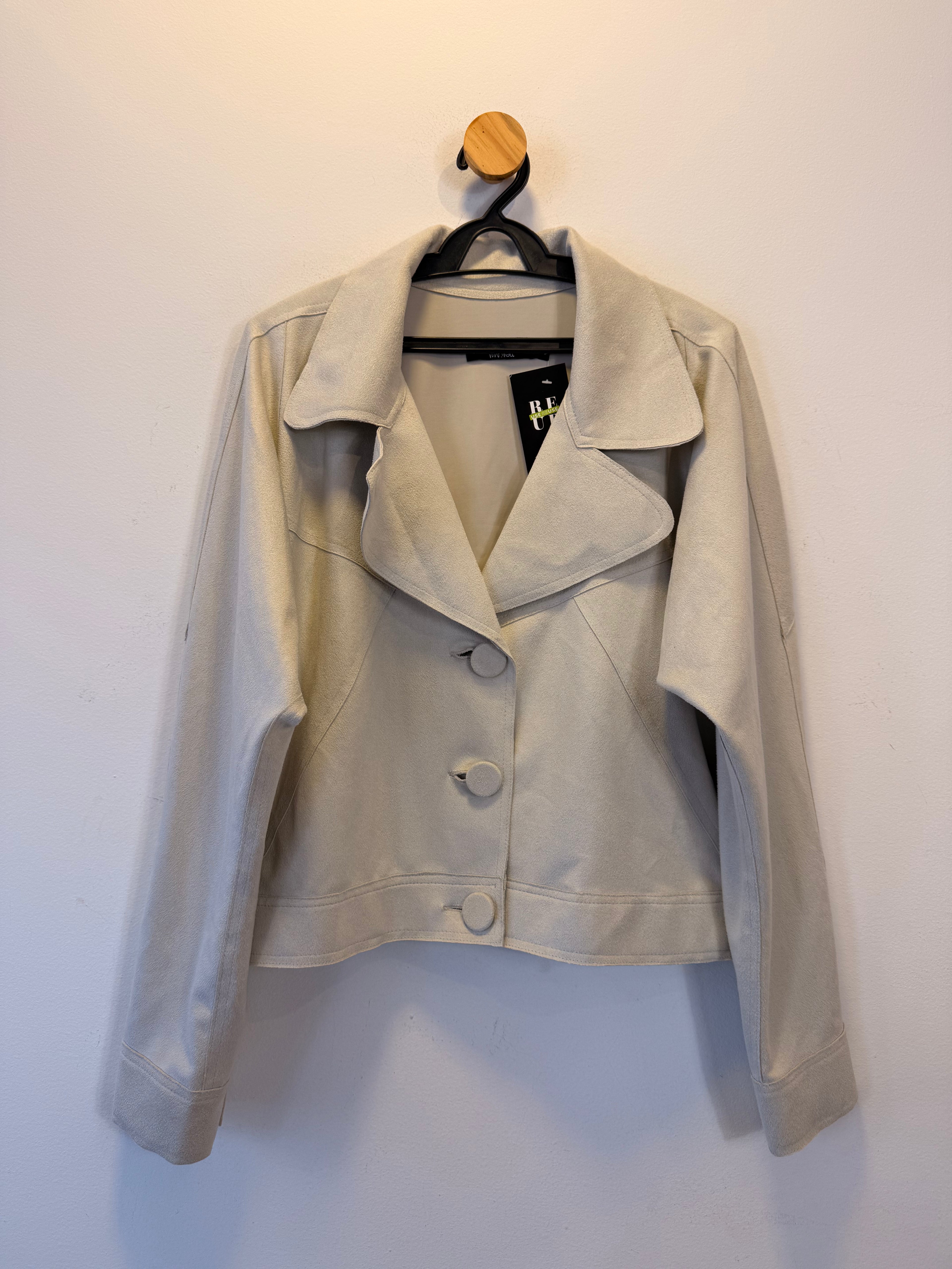 Blazer Cinza Pink Poá