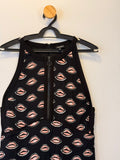 Vestido Preto Estampado Le Lis Blanc