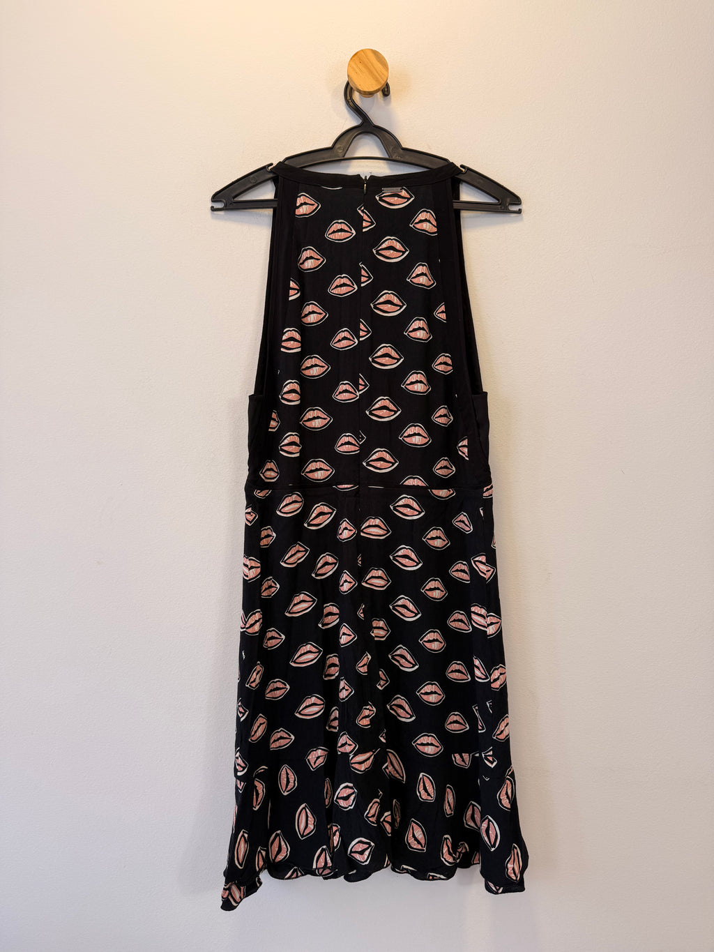 Vestido Preto Estampado Le Lis Blanc