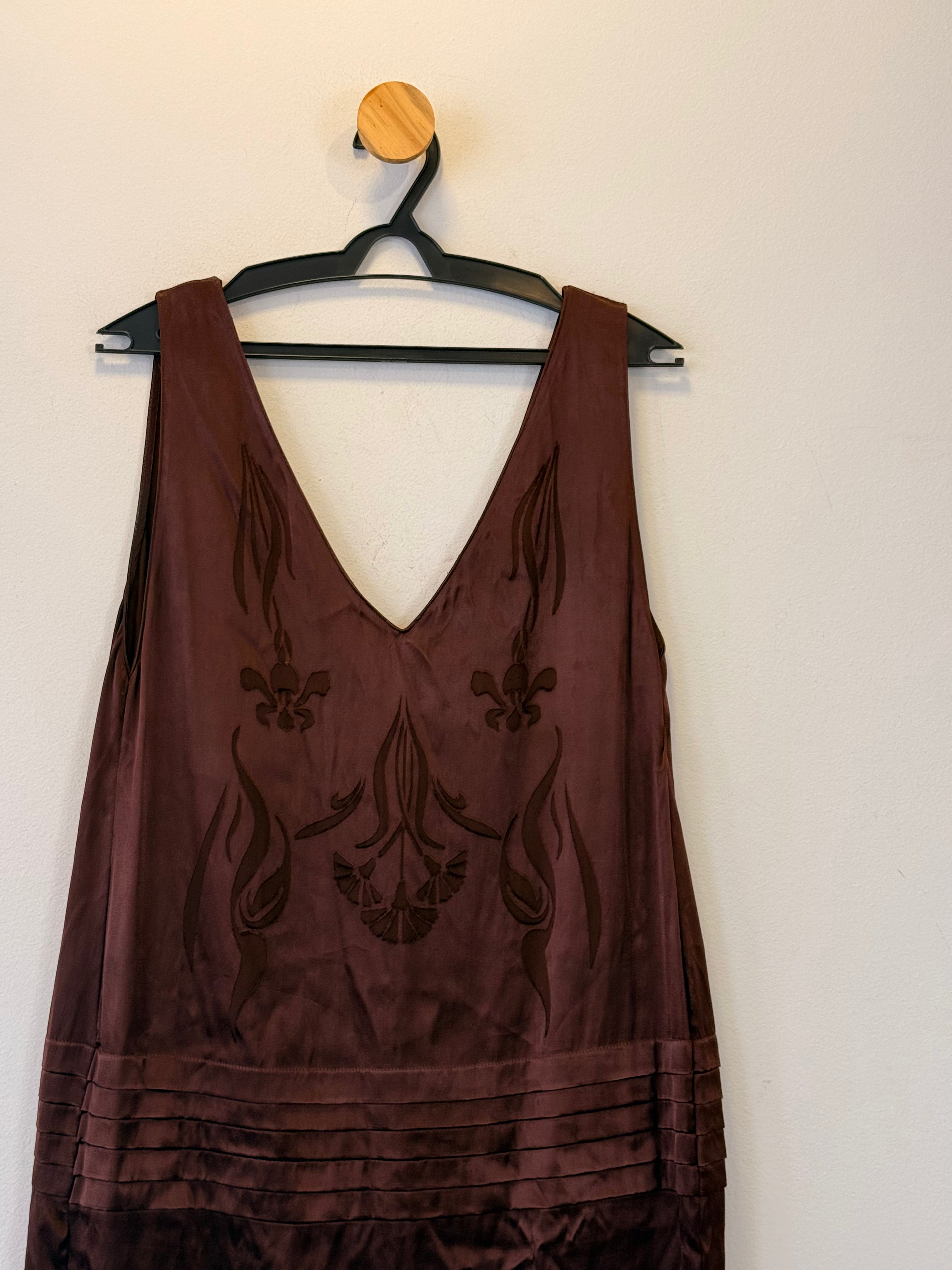 Vestido com Franjas Zara