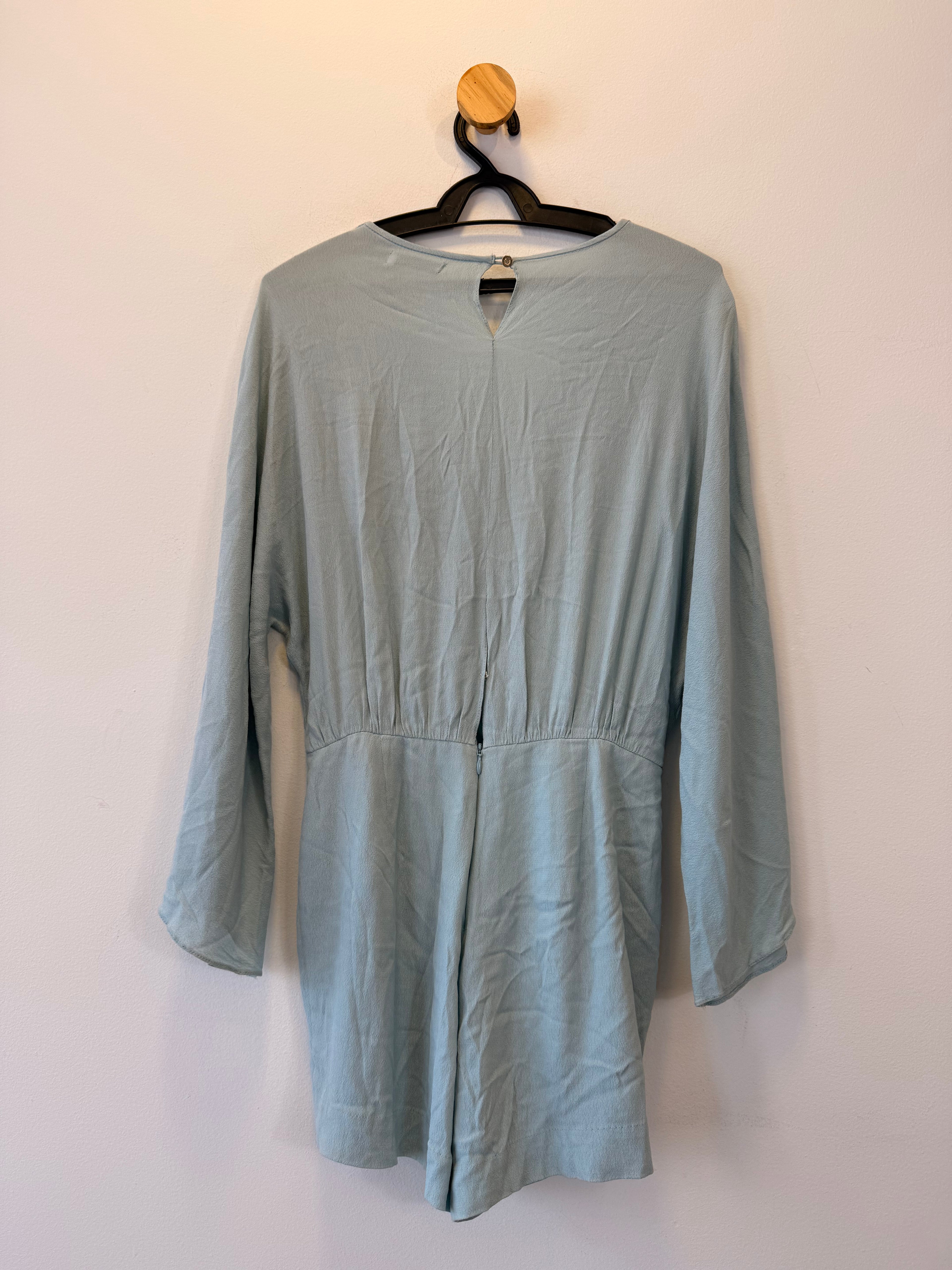 Macacão Manga Longa Azul Corporeum