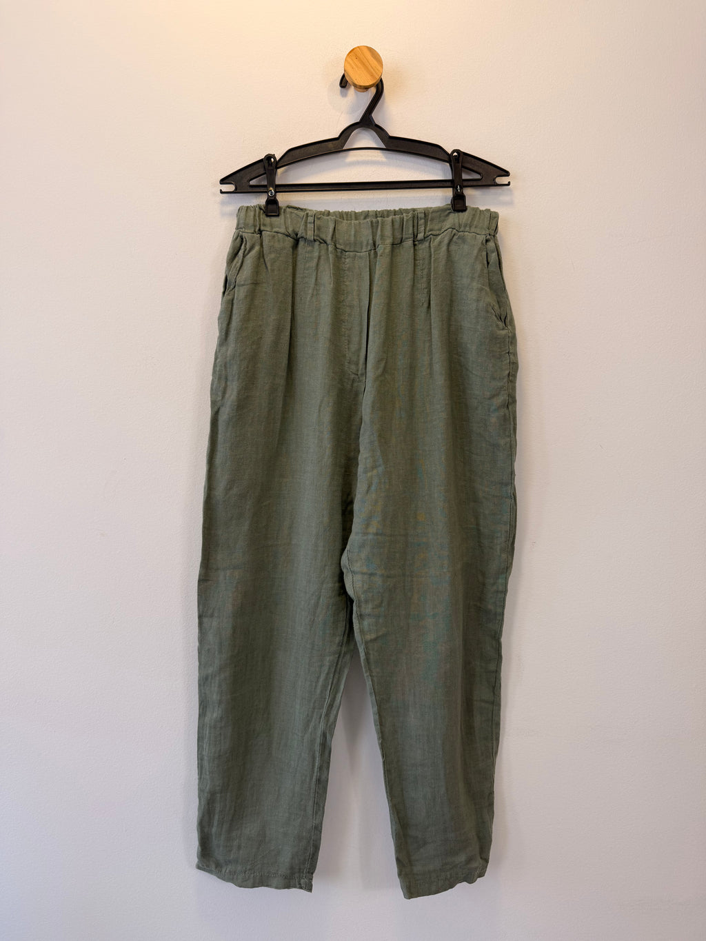 Calça de Linho Verde