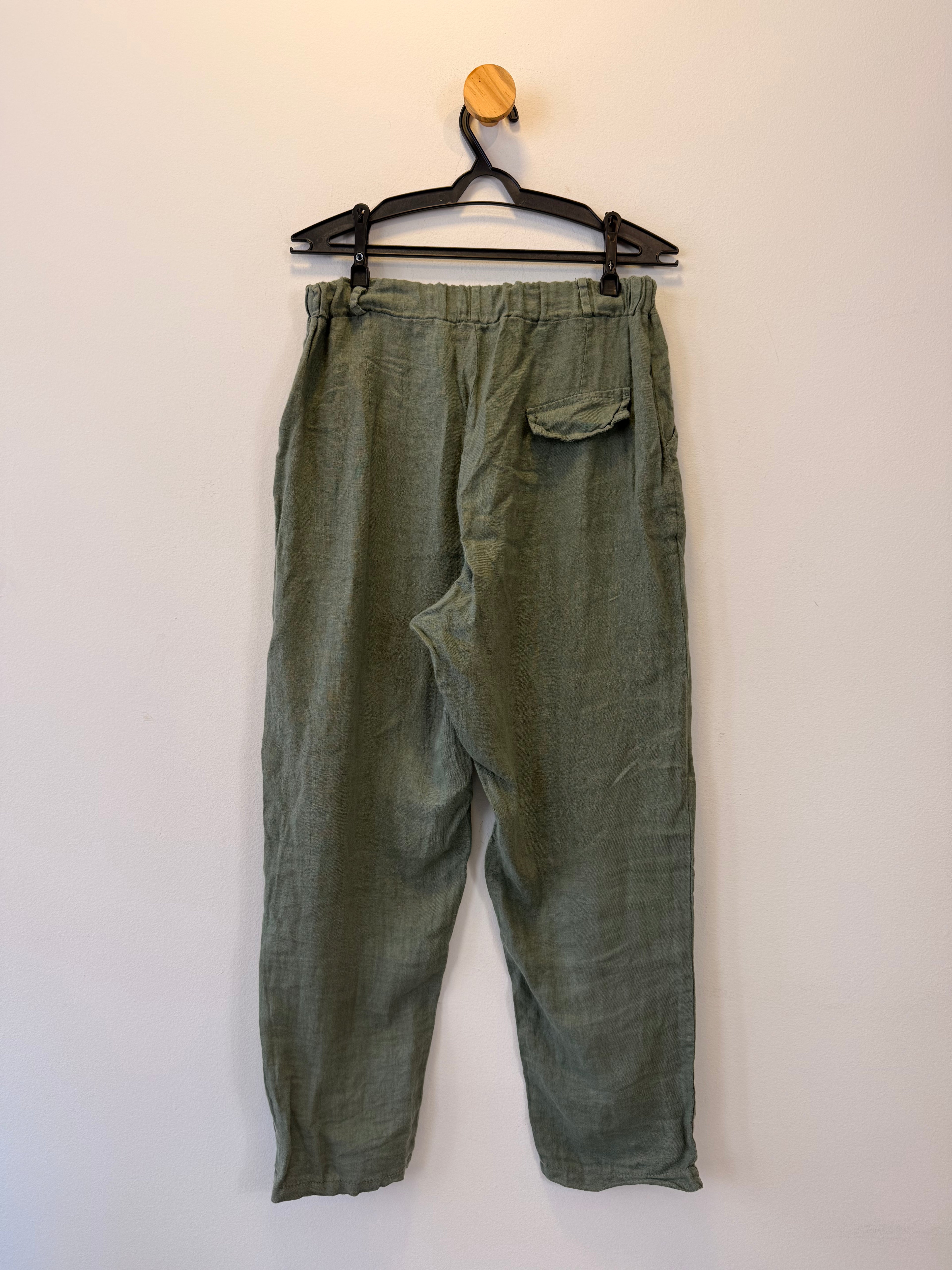 Calça de Linho Verde