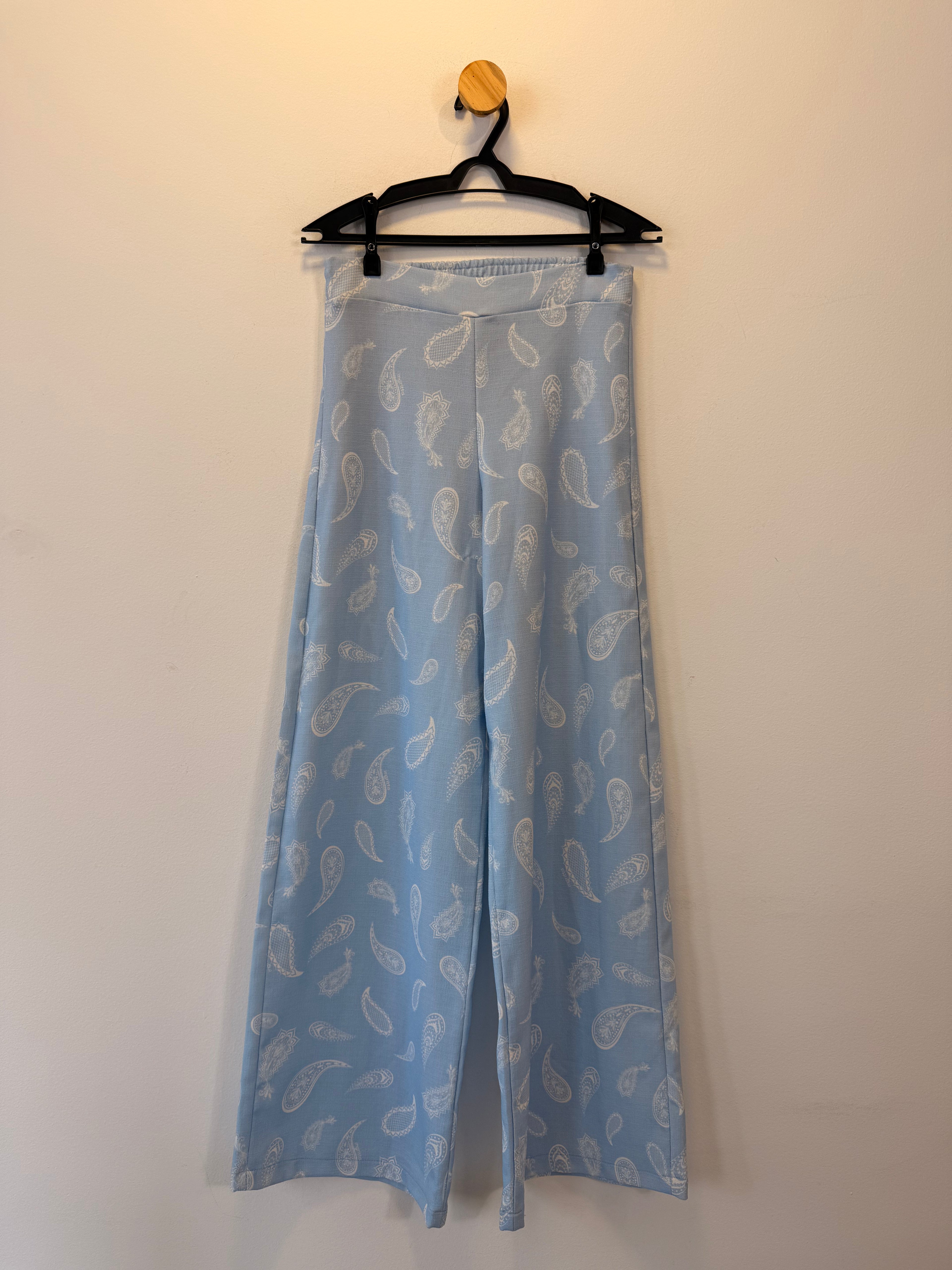 Conjunto Azul Estampa Paisley