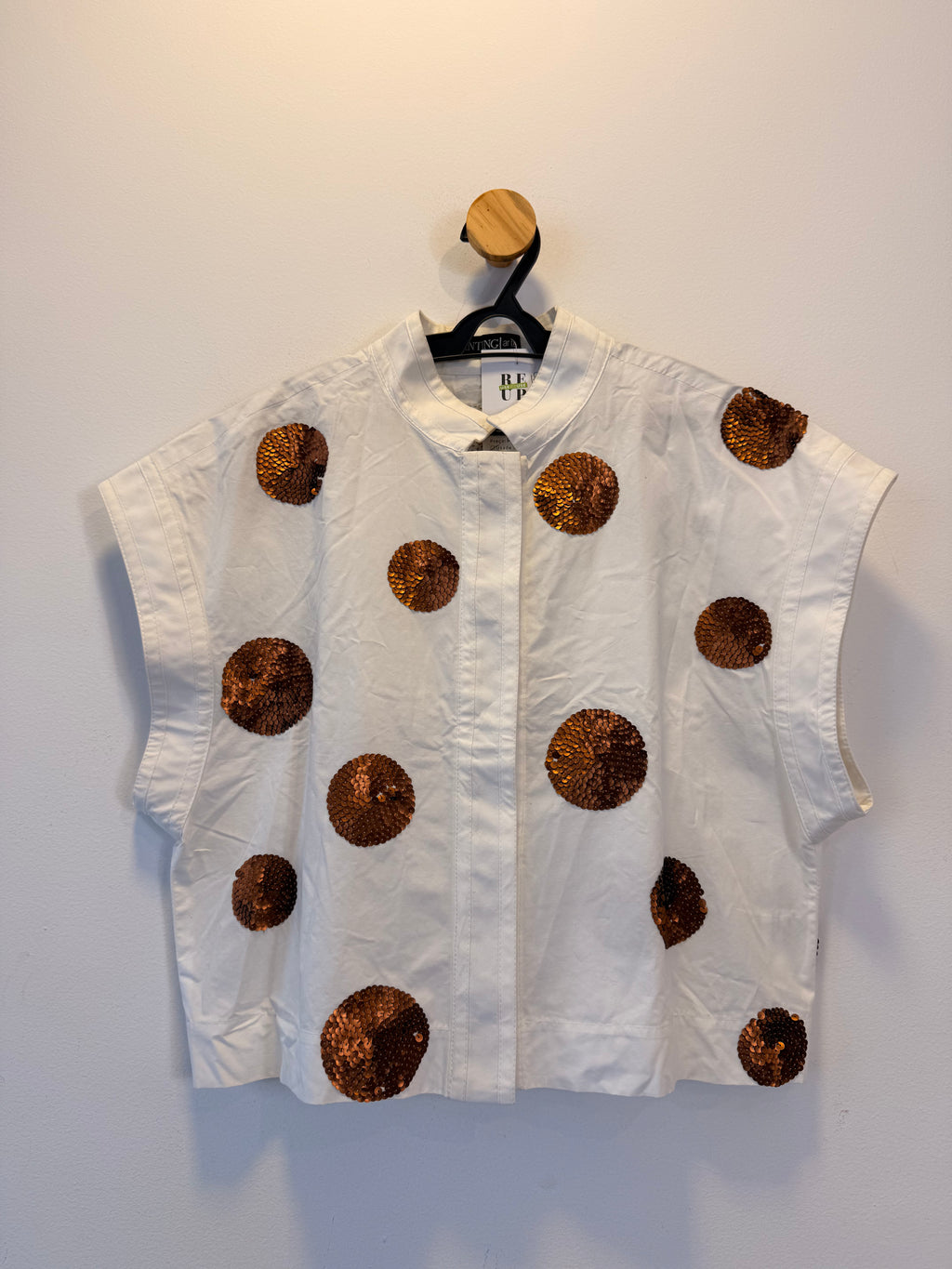 Camisa Branca Bordada