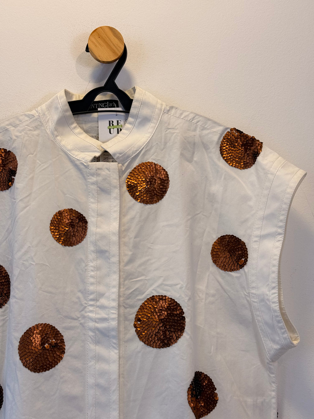 Camisa Branca Bordada
