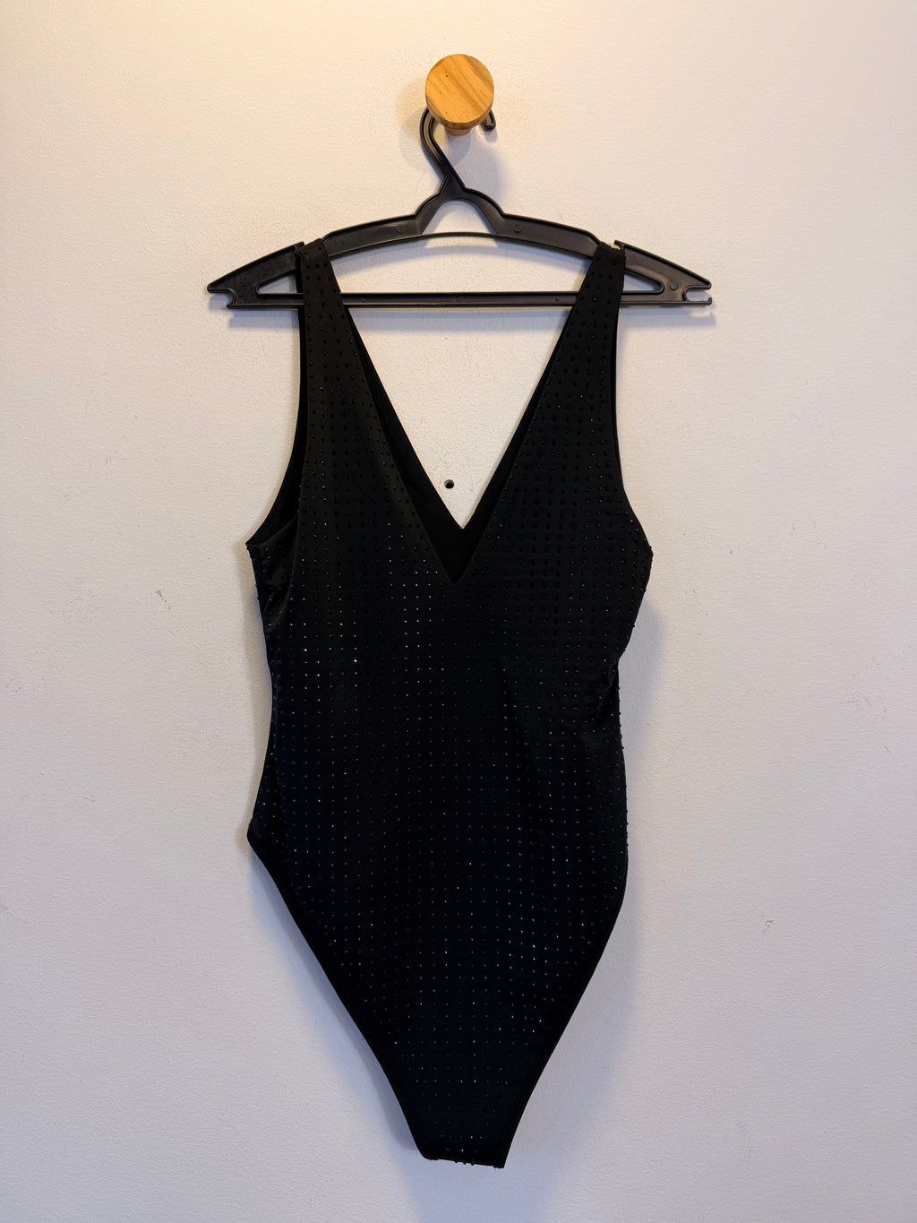 Body Preto com Brilho Zara