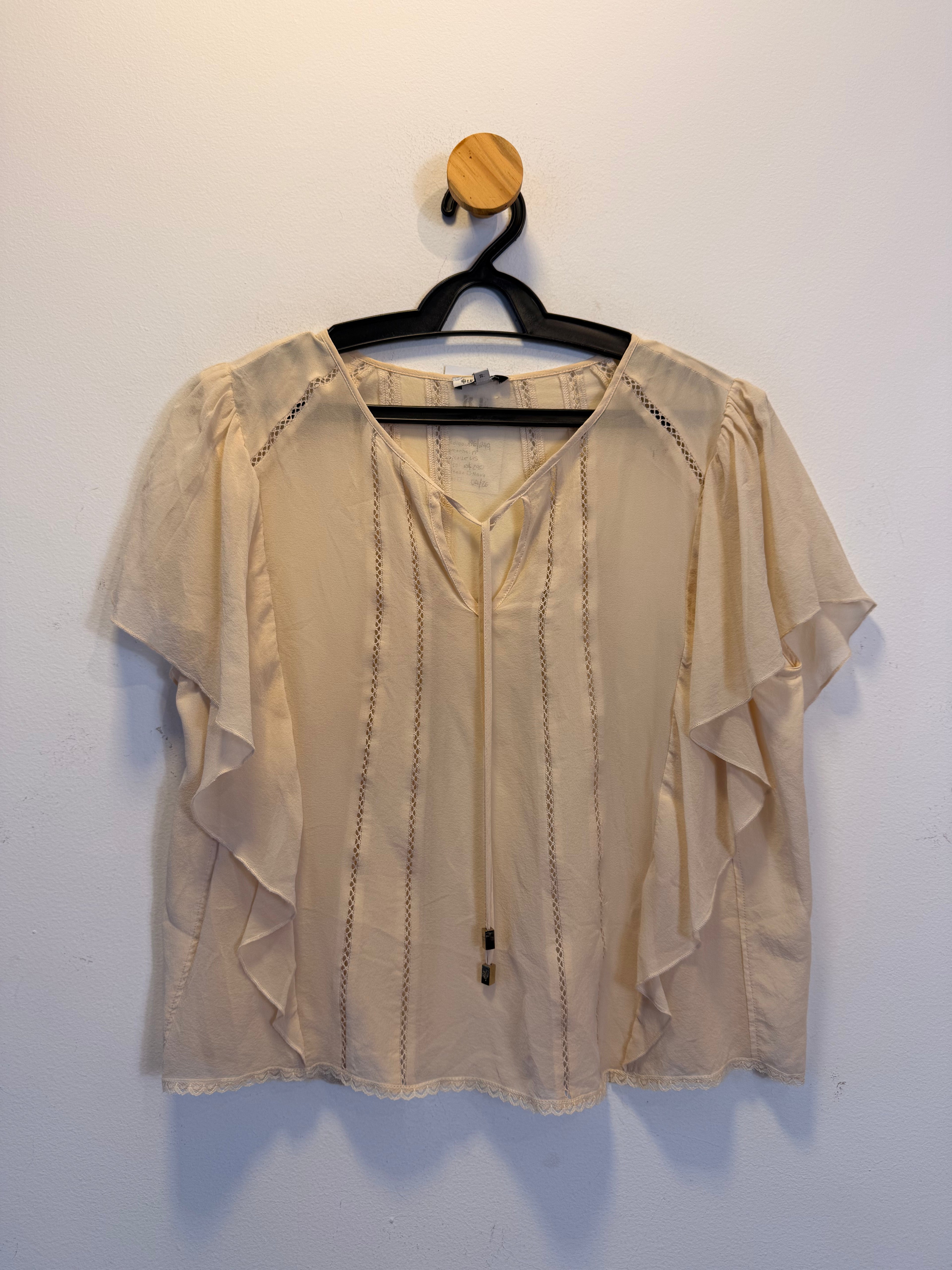 Blusa Seda Le Lis Blanc