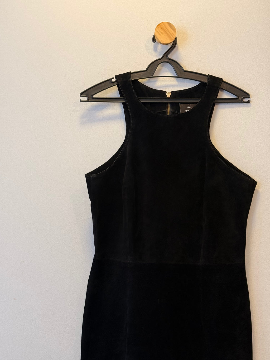 Vestido de Couro Preto
