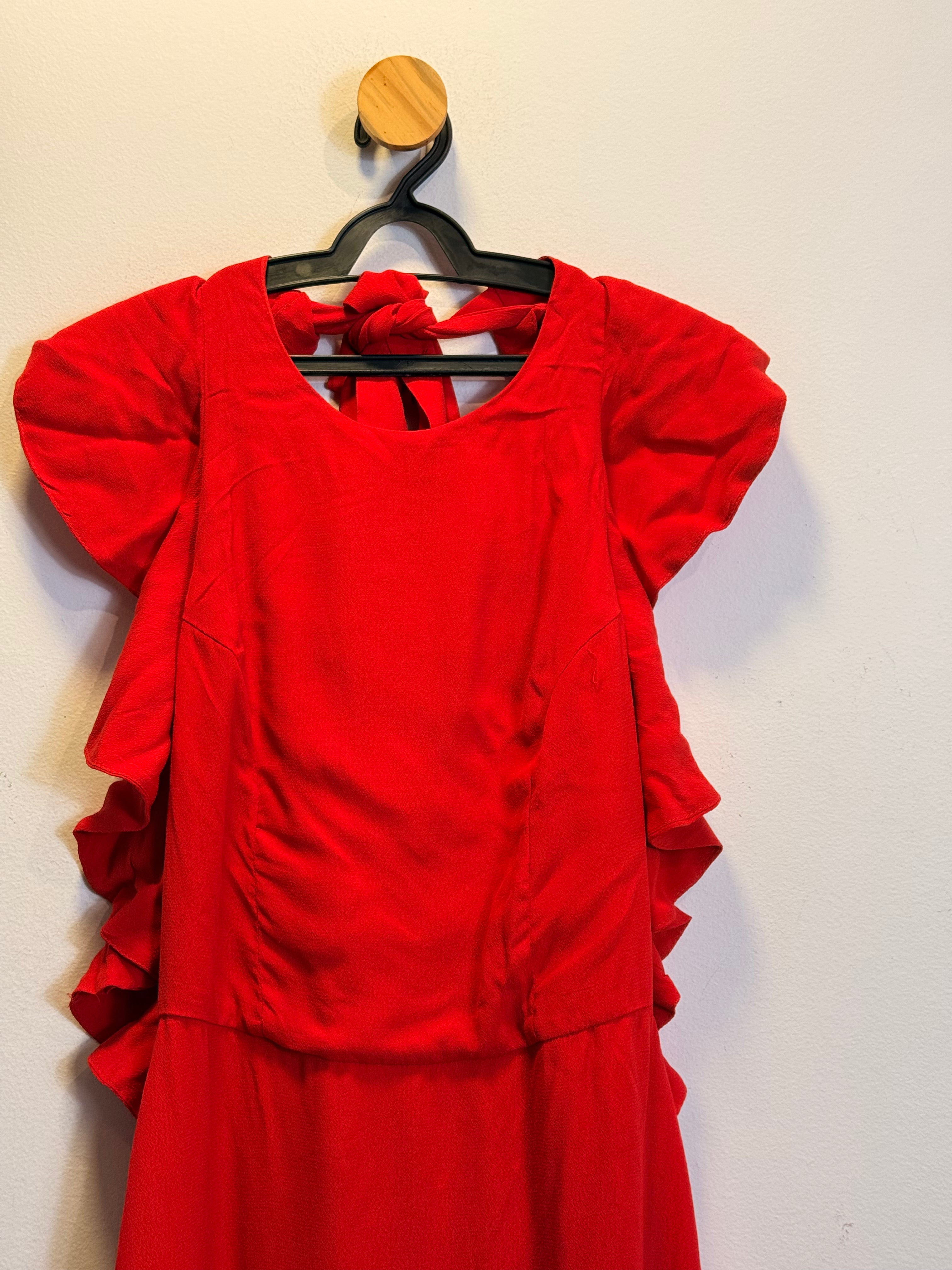 Vestido Vermelho Carmin