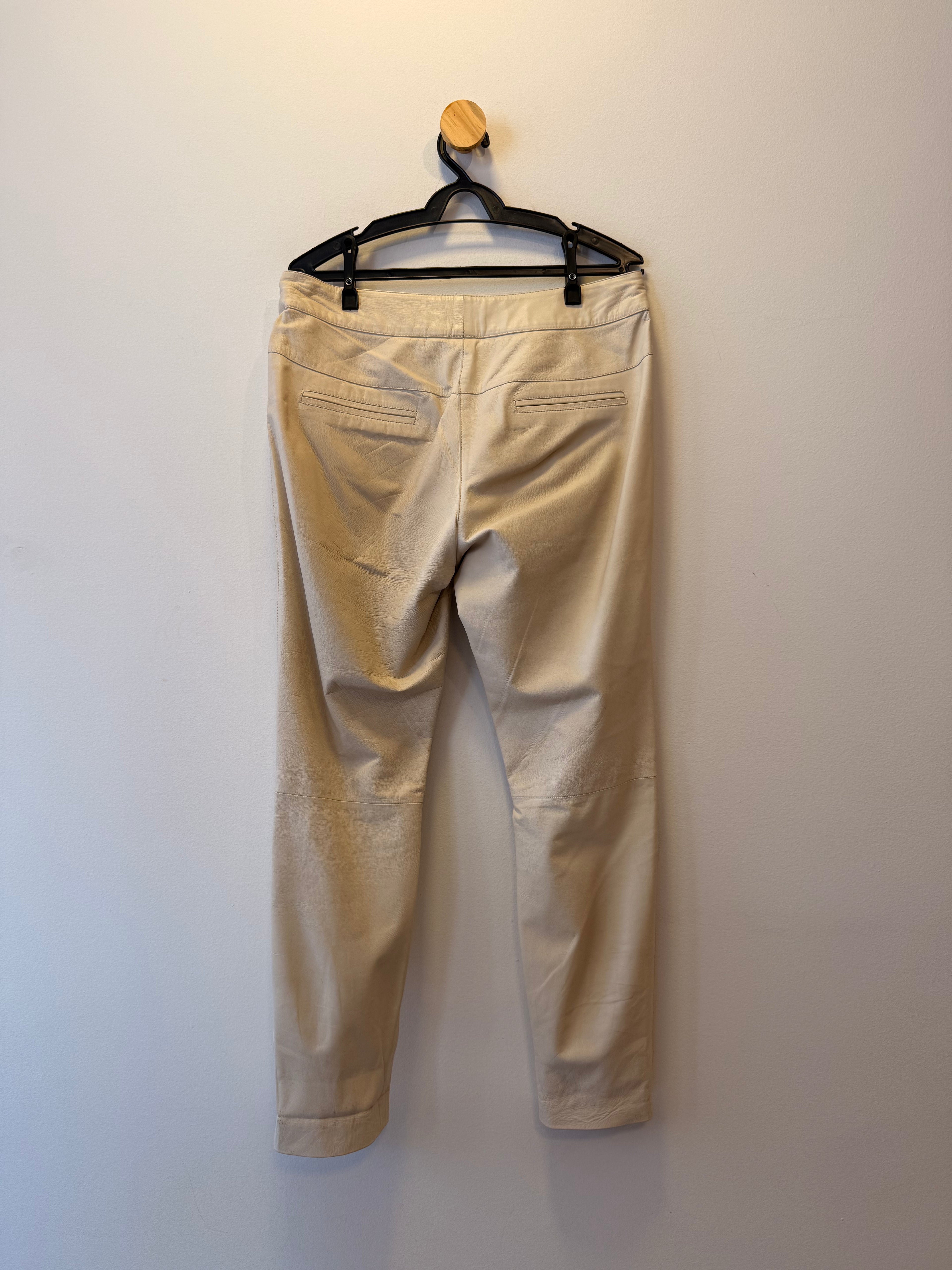 Calça de Couro Off White