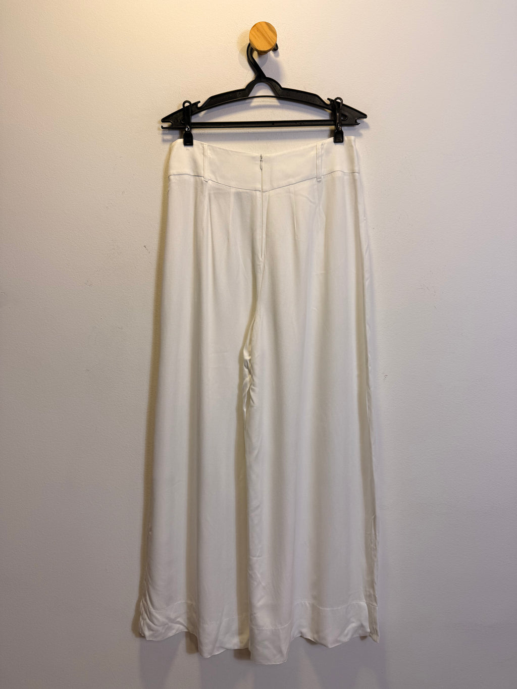 Calça Branca Borda Barroca