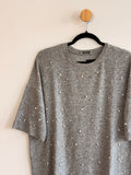Blusa Cinza em Malha Zara