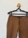 Calça Montaria em Couro Caramelo