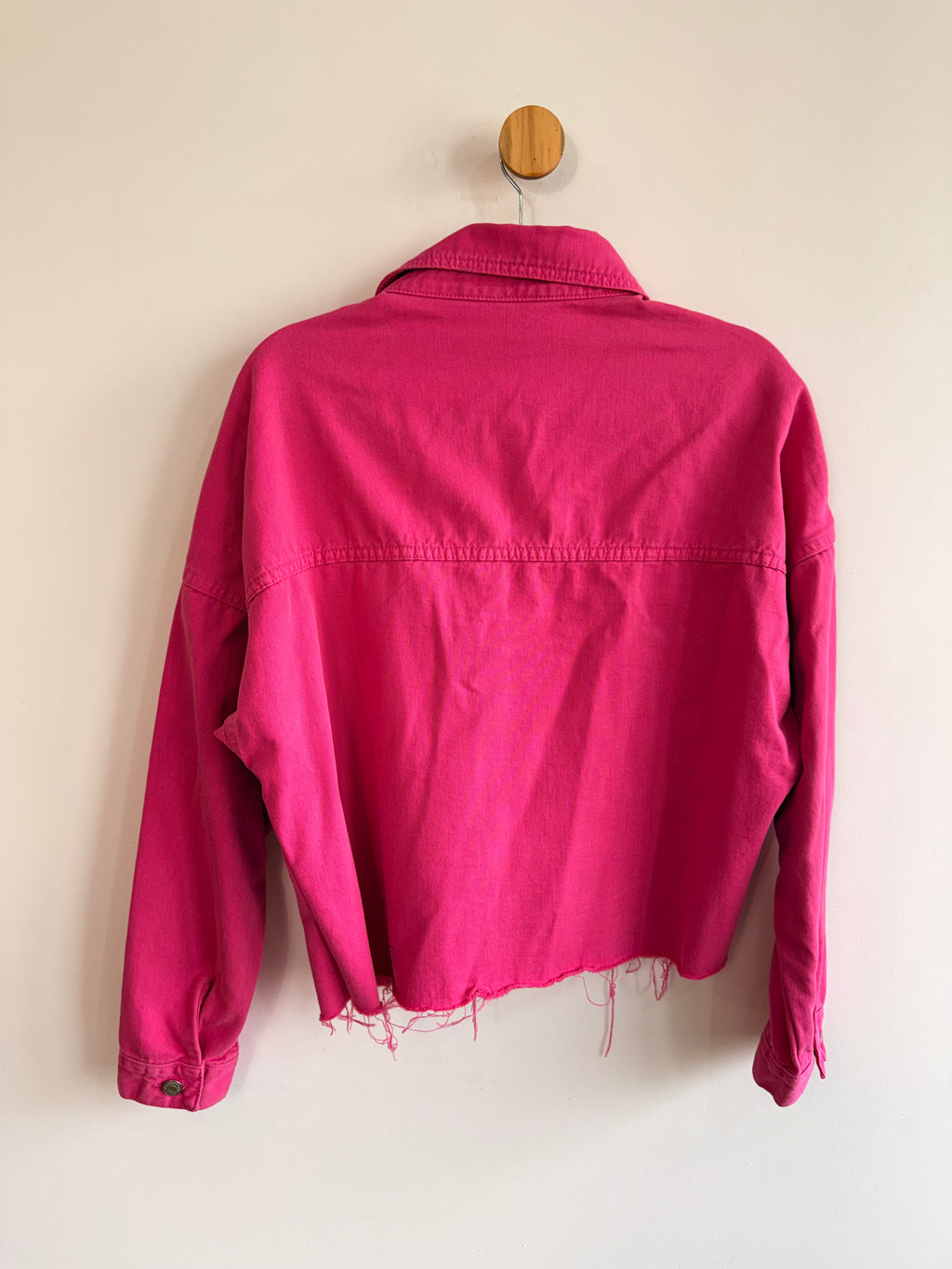 Jaqueta Jeans Rosa