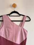 Blusa de Couro Rosa Mell Marques