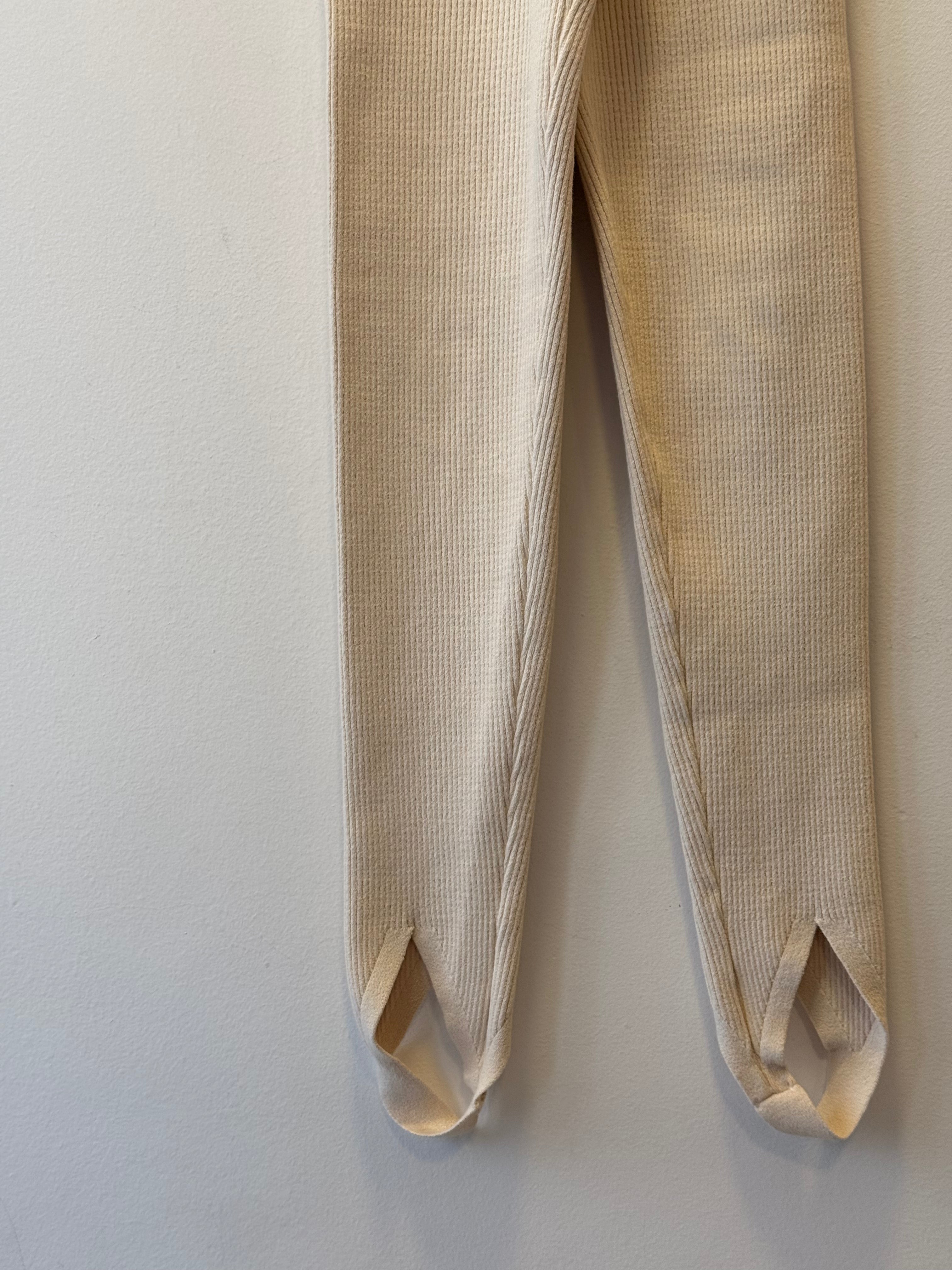 Calça de Tricot Bege