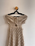 Vestido de Tricot Bege