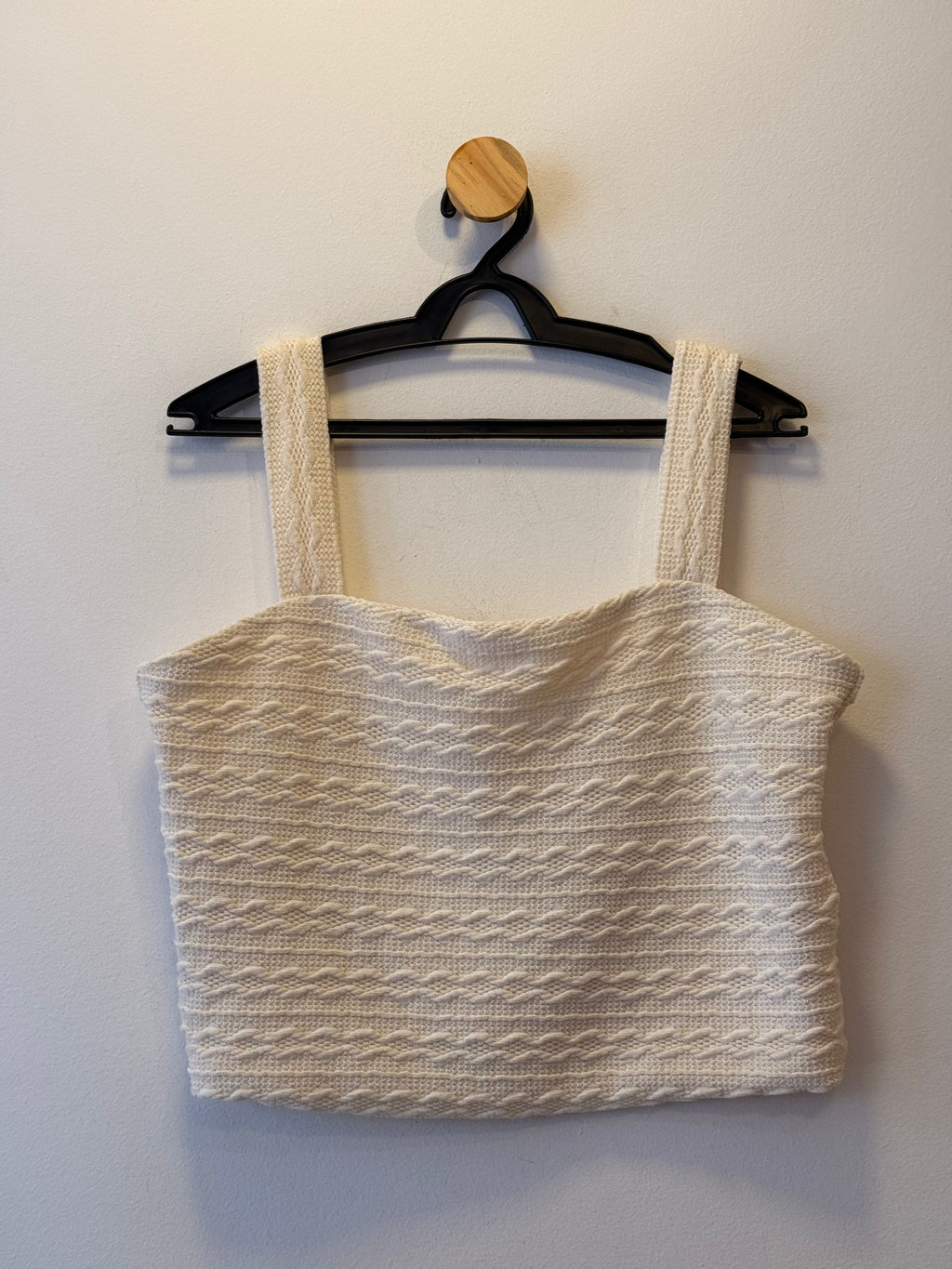 Cropped Off White Geométrico