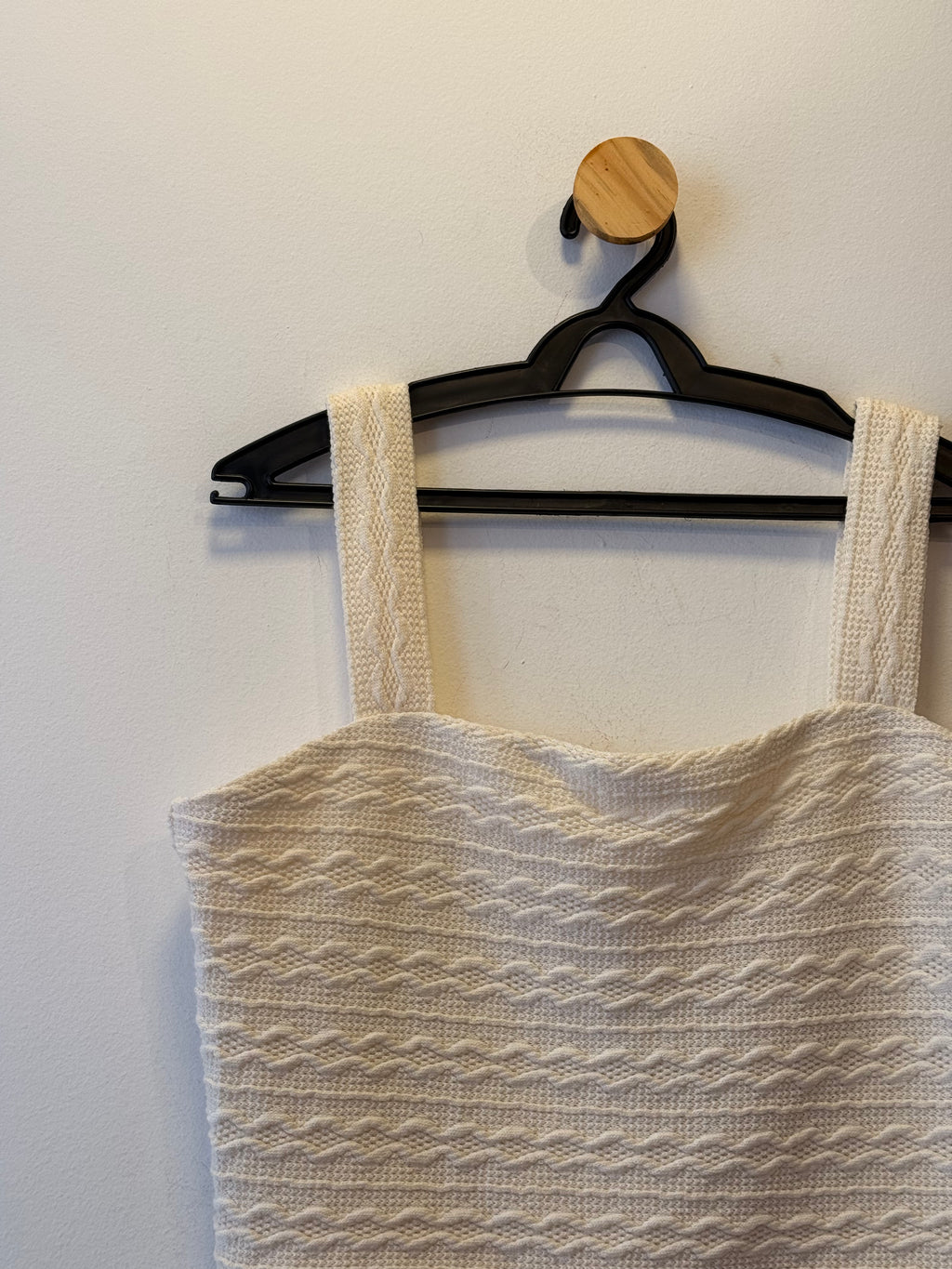 Cropped Off White Geométrico