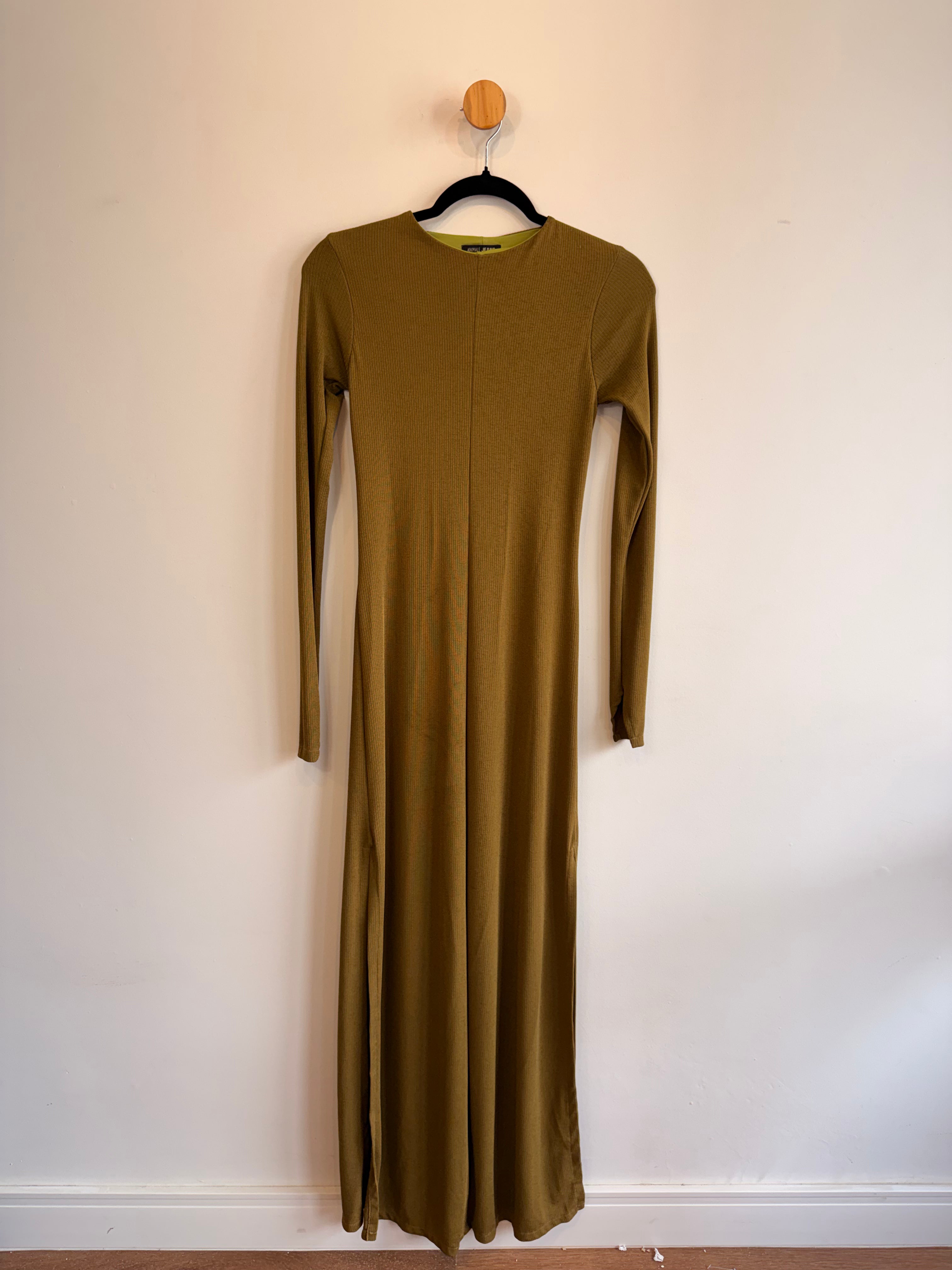 Vestido Longo Verde Animale