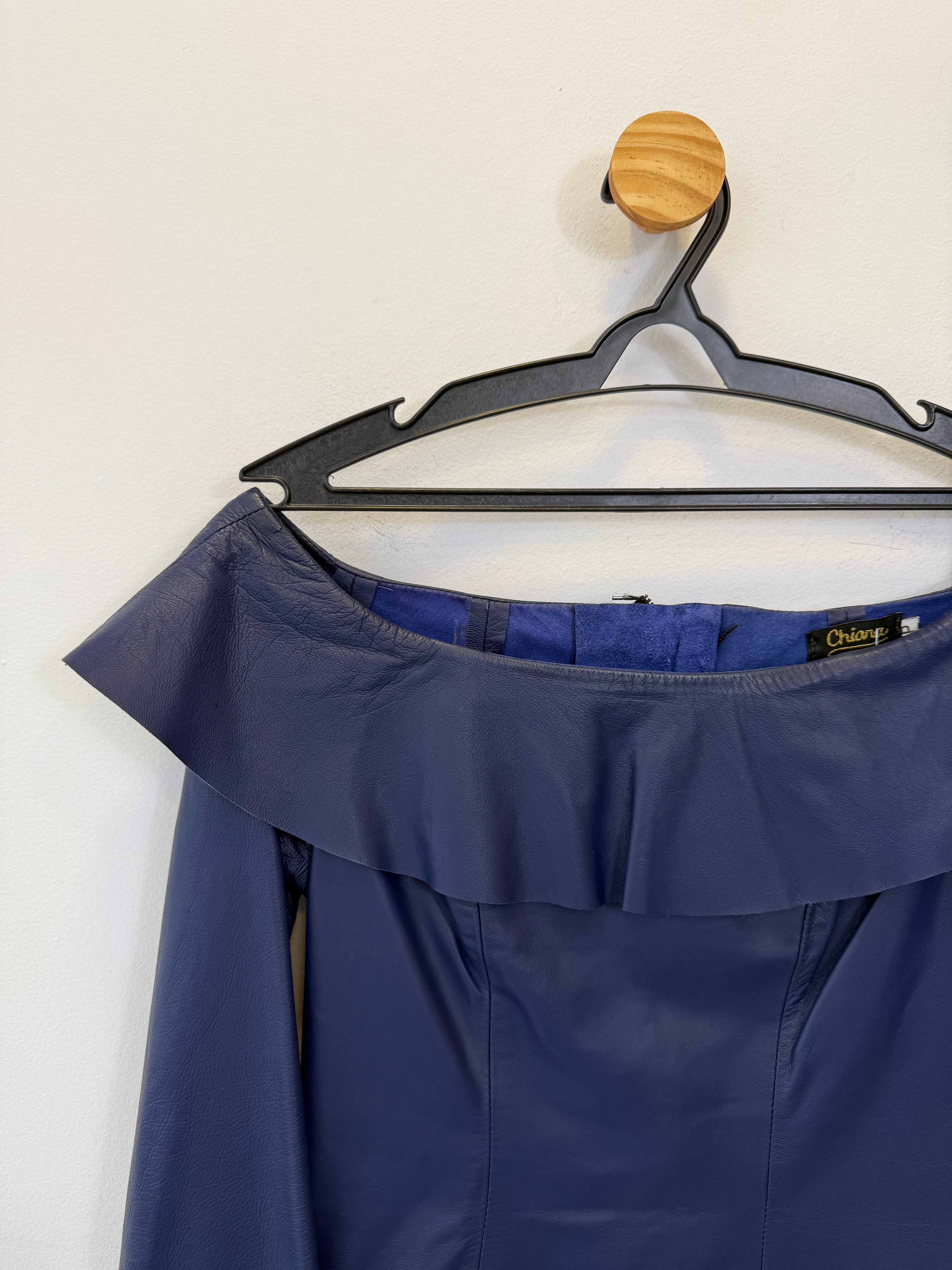 Blusa Ombro a Ombro Azul