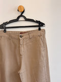 Calça Jeans Bege Shoulder