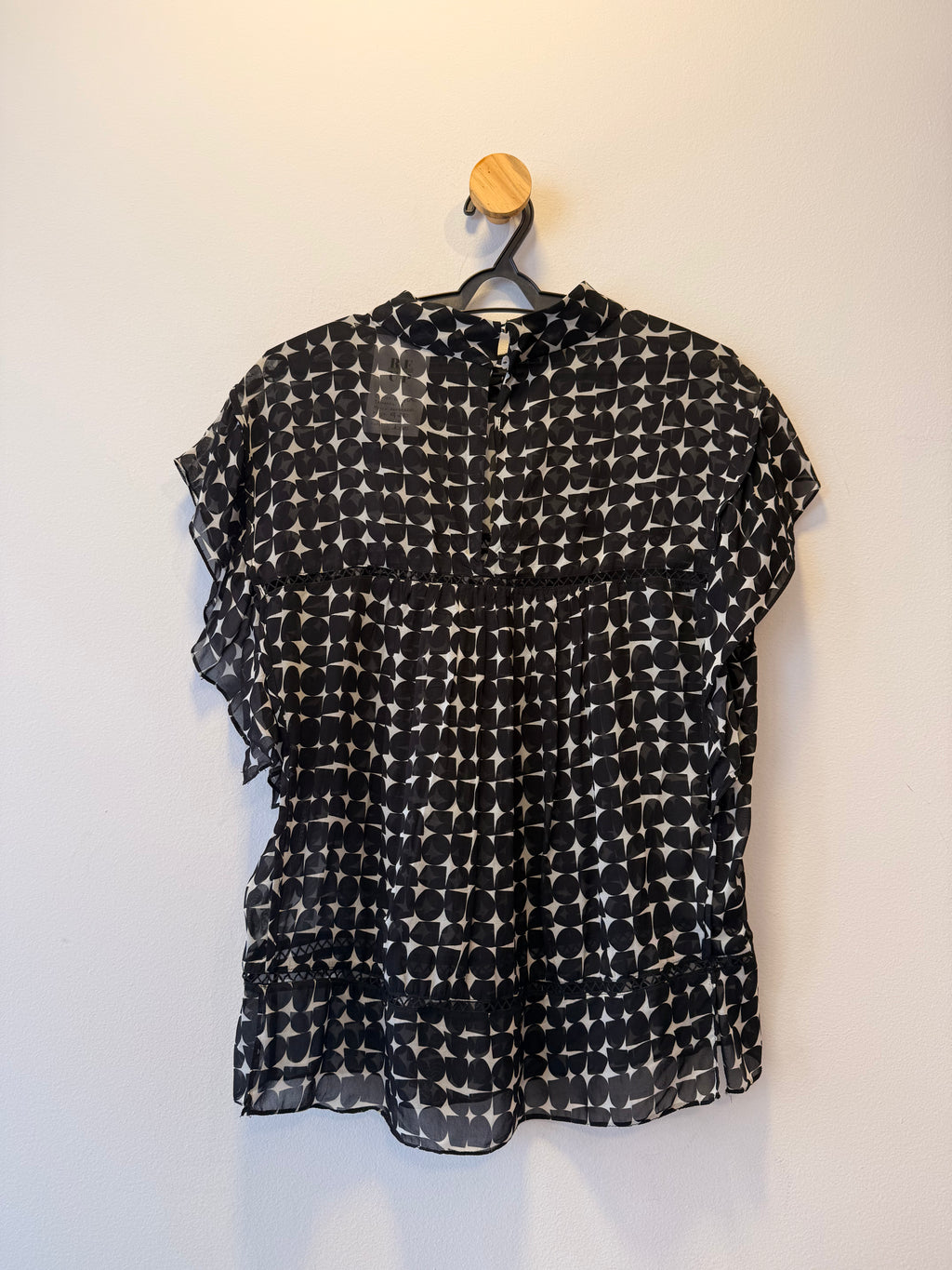 Blusa Manga Curta Animale Preta