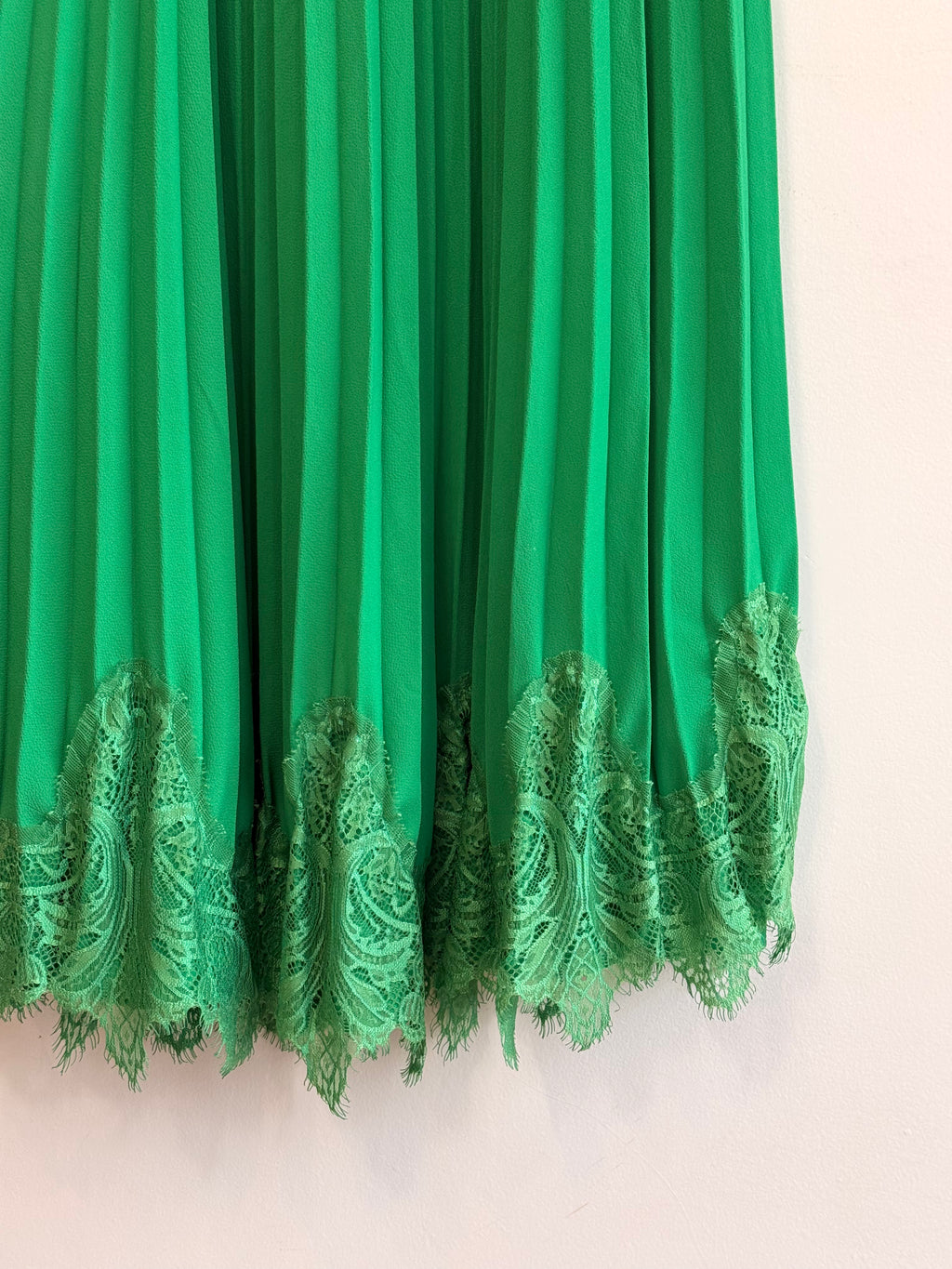 Saia Plissada Verde