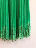 Saia Plissada Verde