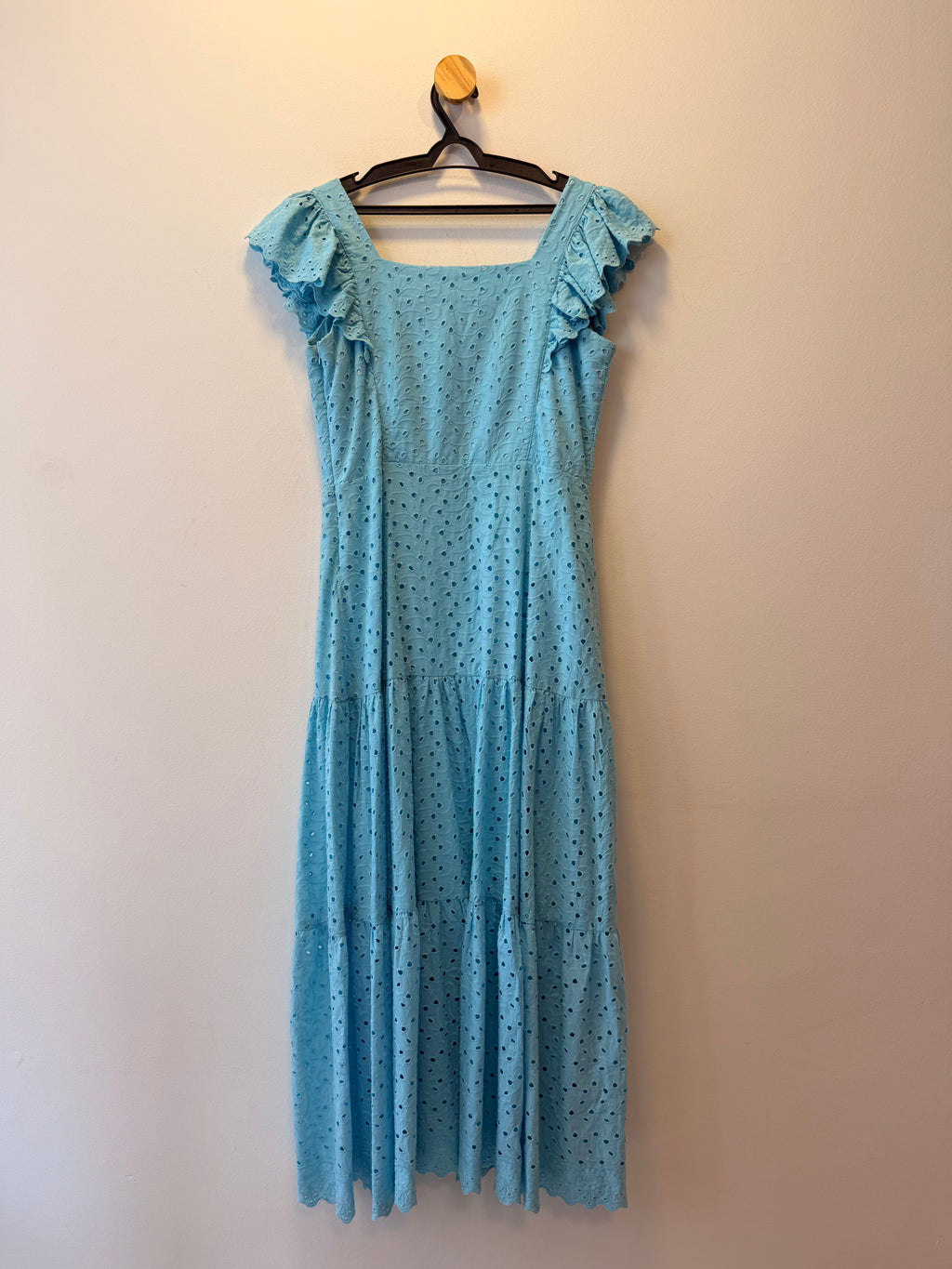 Vestido Midi Azul Claro