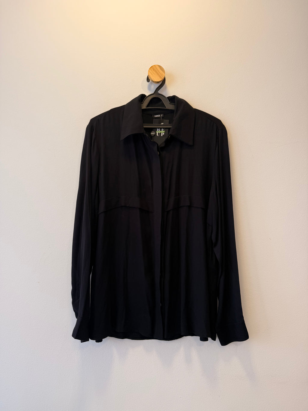 Camisa Manga Longa Preta