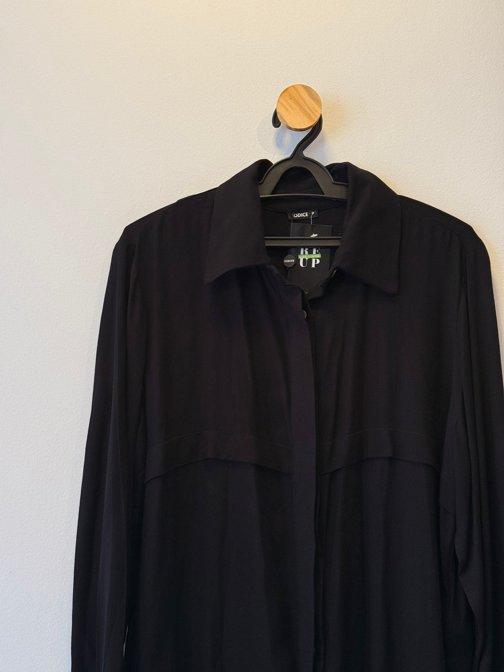 Camisa Manga Longa Preta