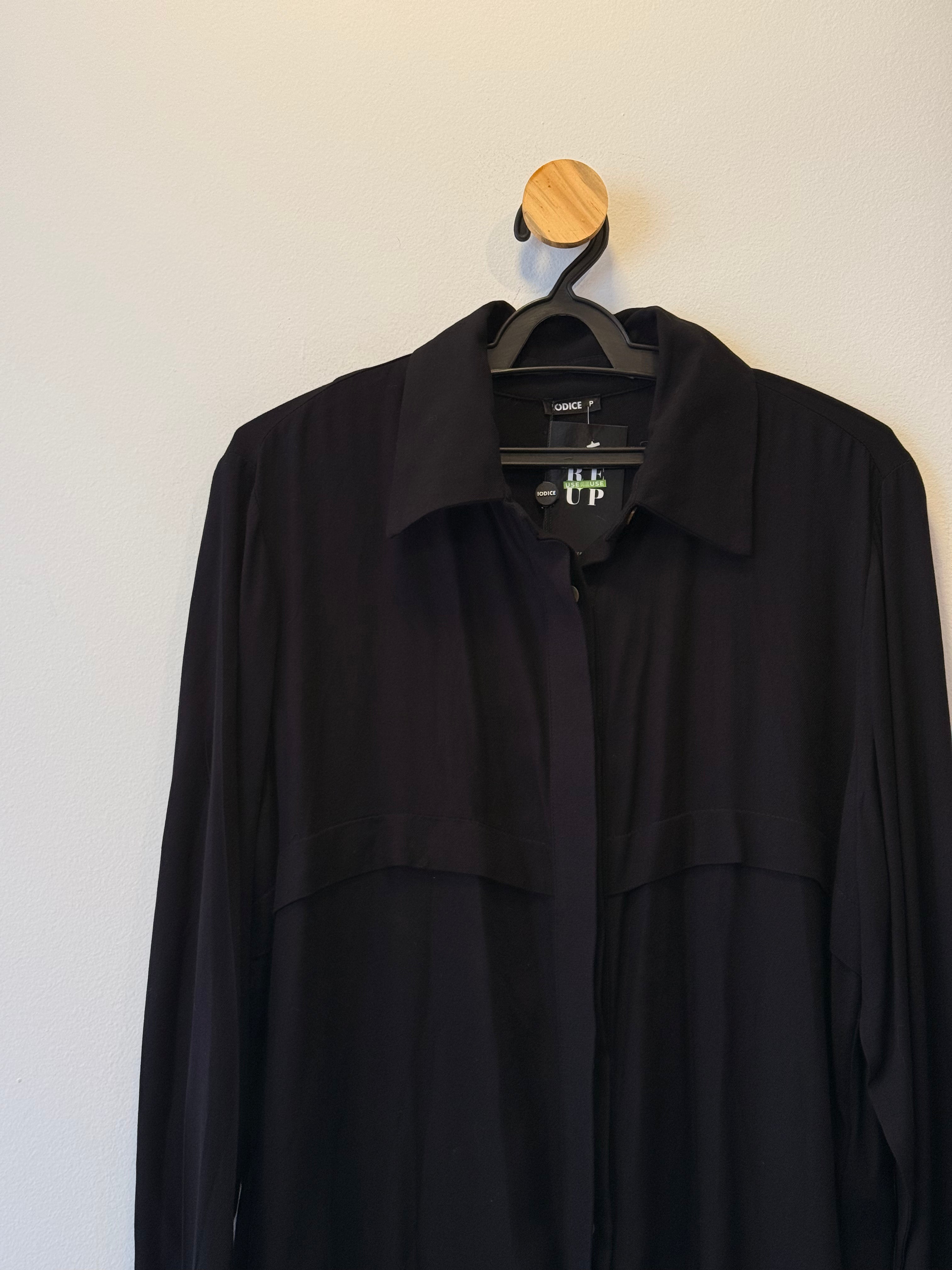Camisa Manga Longa Preta